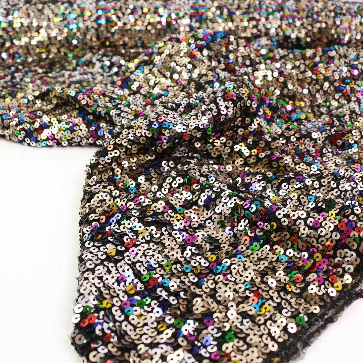 Sequin Fabric - Multicoloured