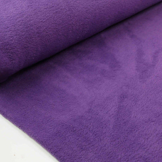 Fleece Fabric - Purple, Blue, Green, Black, Grey, Red