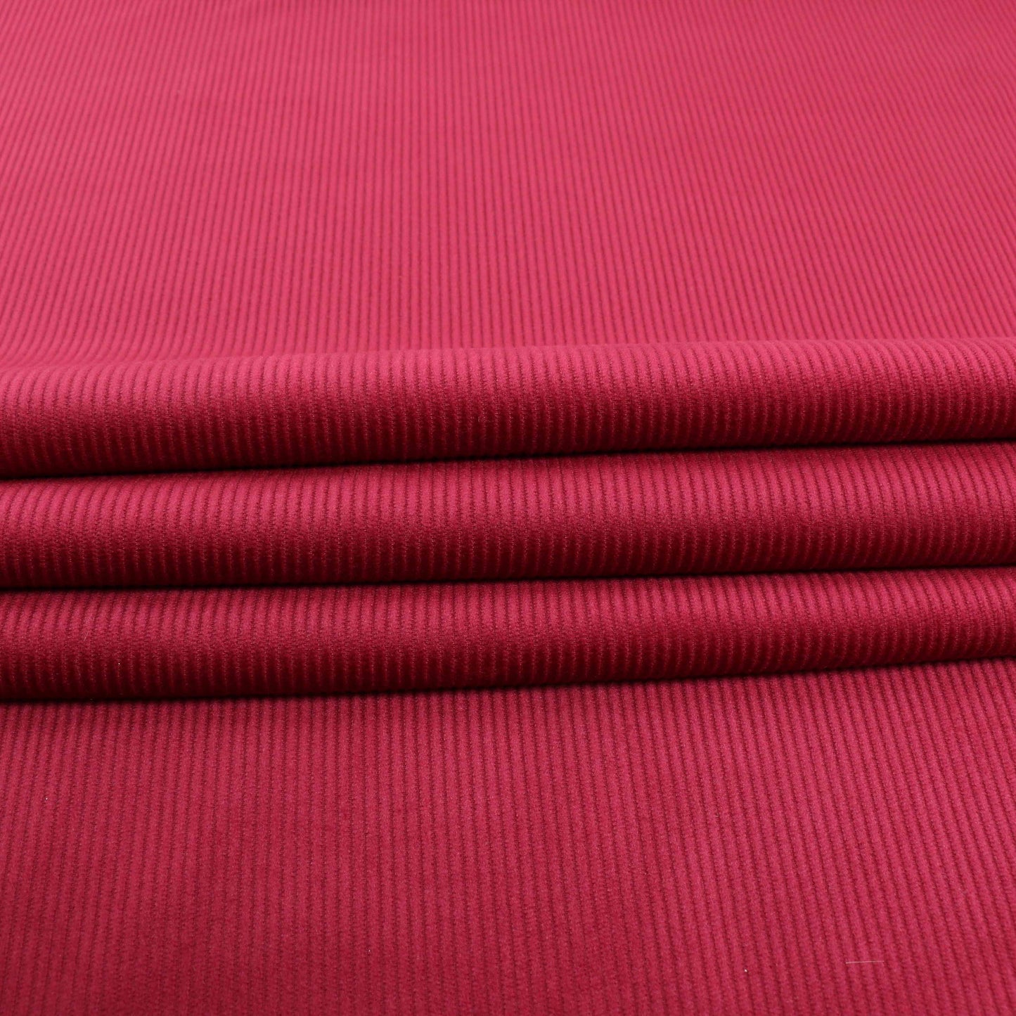 Cotton Velvet fabric - Pinky Red