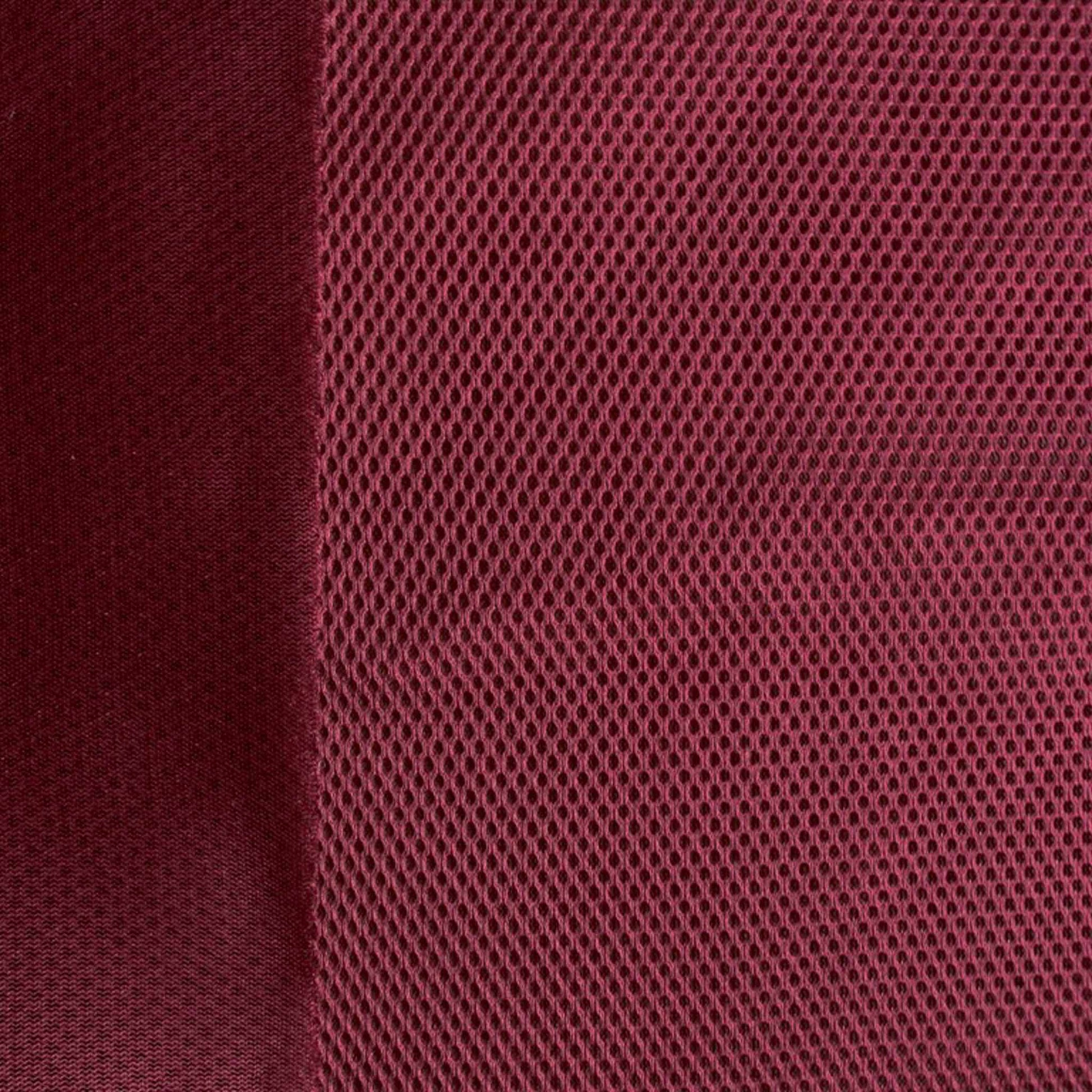 3D spacer mesh airtex sports fabric in maroon