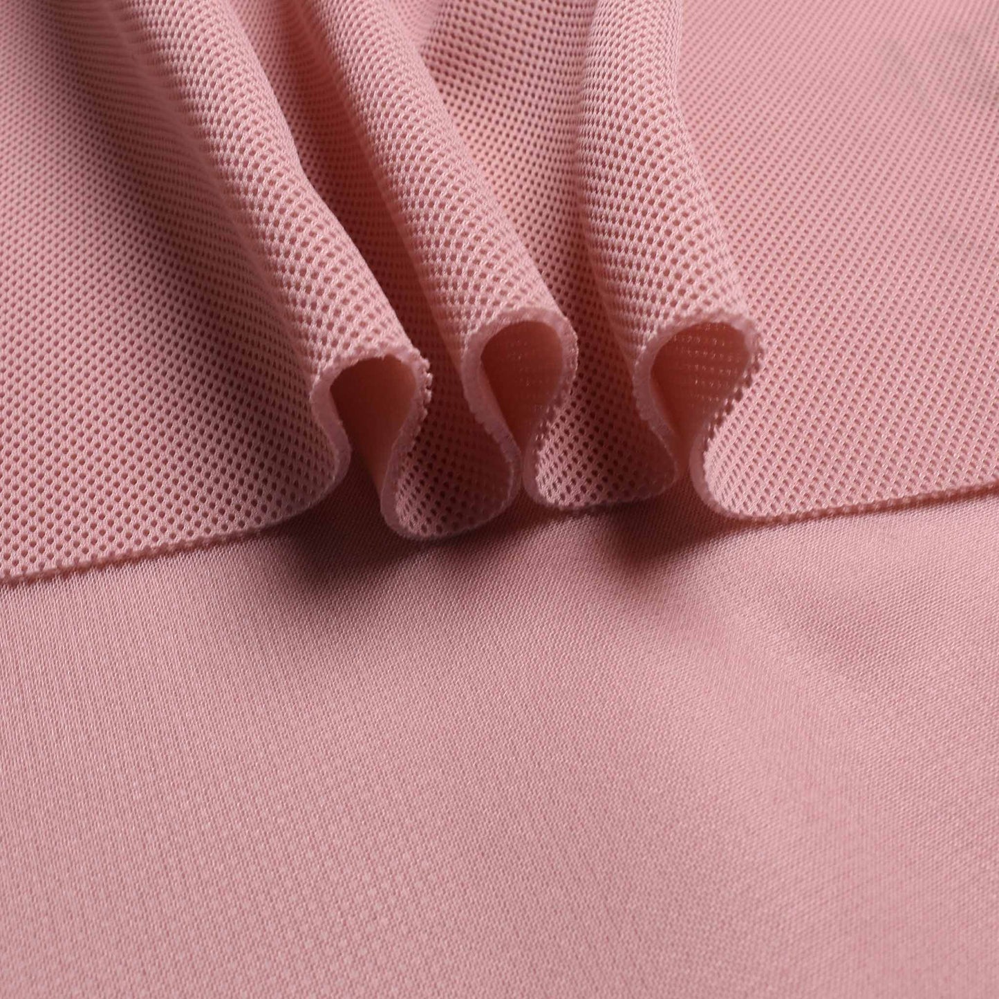 pink airtex mesh 3D spacer sports fabric for dressmaking