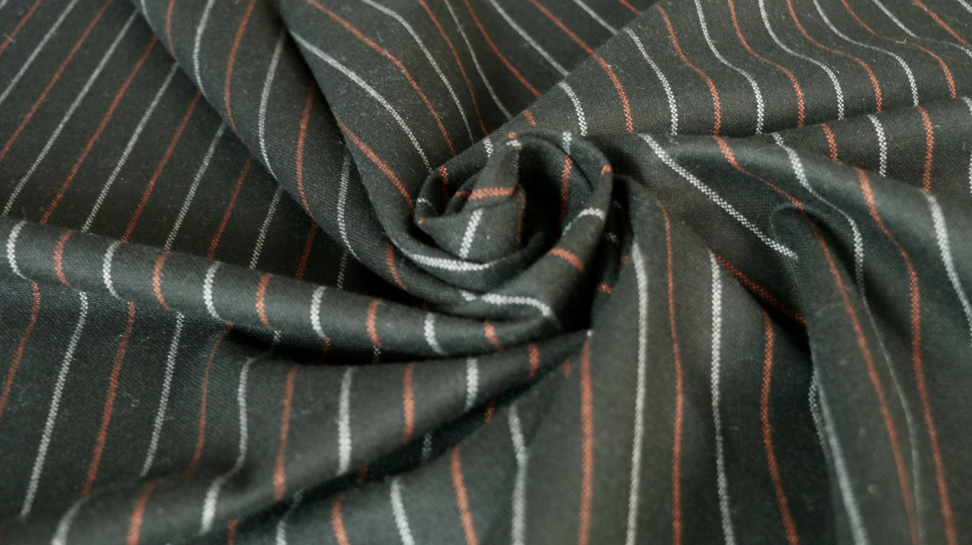 wool-blend-wool-voltaire-fabric-black-burned-orange-and-grey-stripe-design-clothcontrol