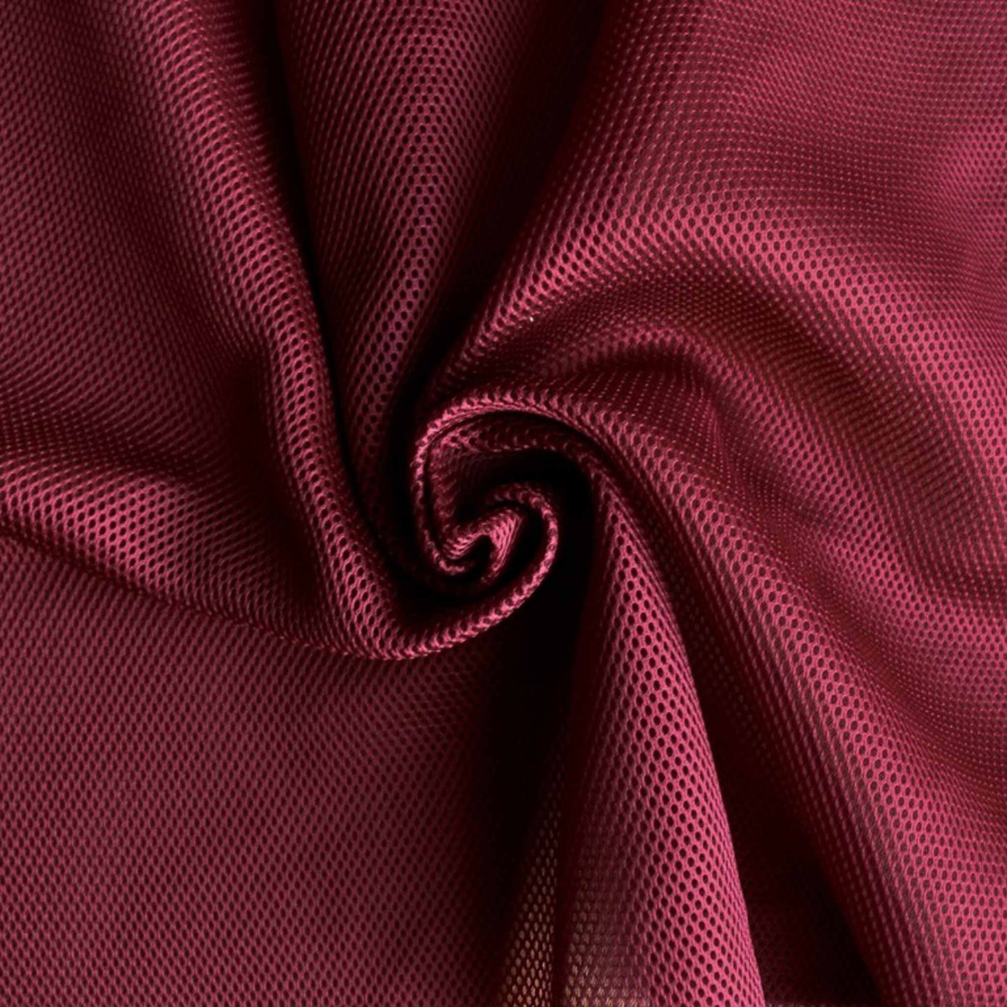 airtex mesh 3D spacer sports fabric in maroon colour