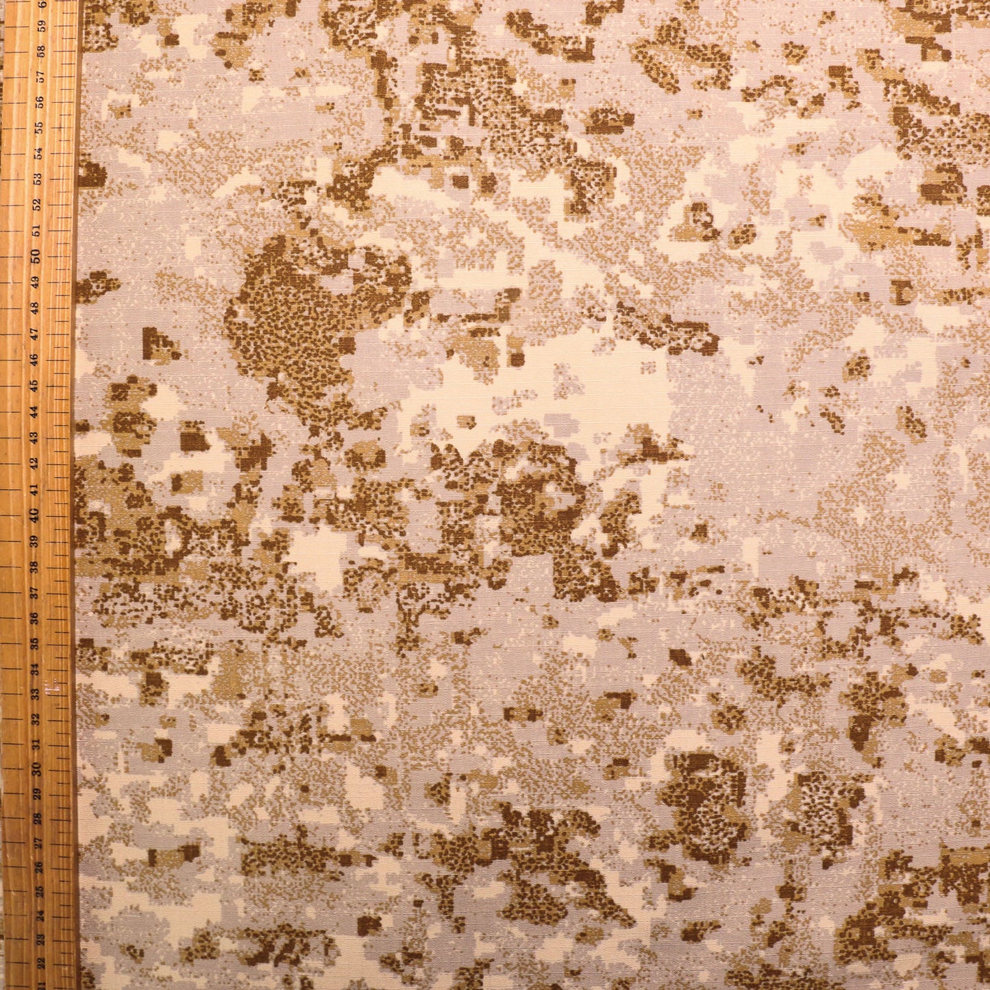 metre pencott desert camouflage dressmaking cotton ripstop fabric in cream grey and beige