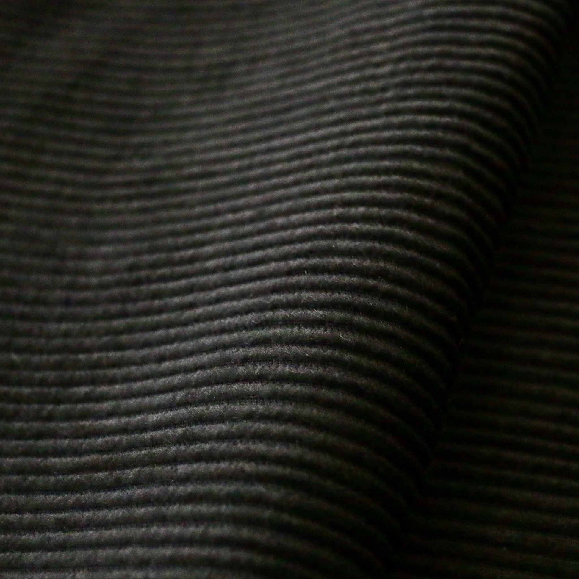 black cotton corduroy dressmaking fabric ten wale