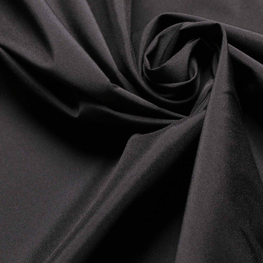black stretching lining dressmaking fabric