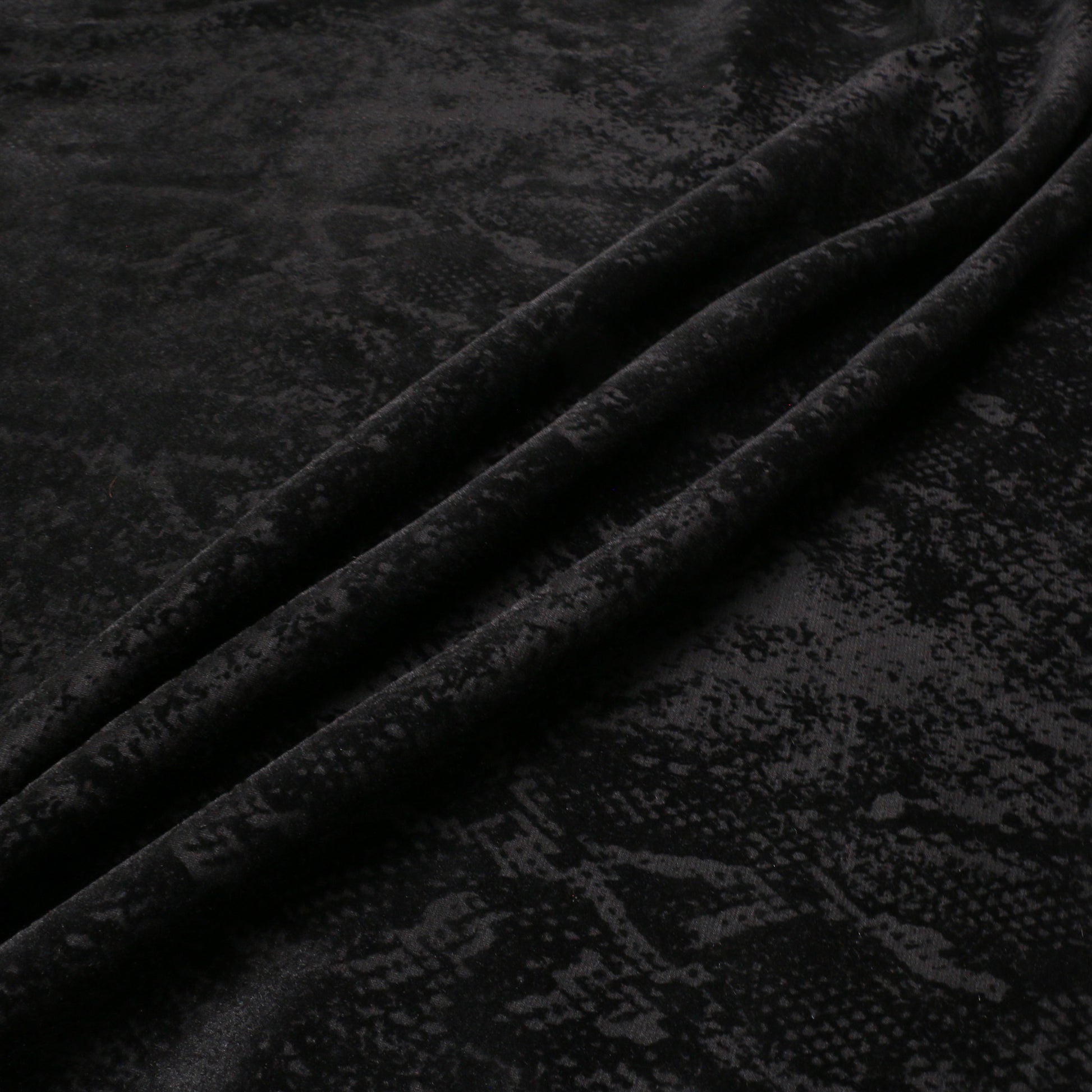 black snake skin print ponte roma dress fabric