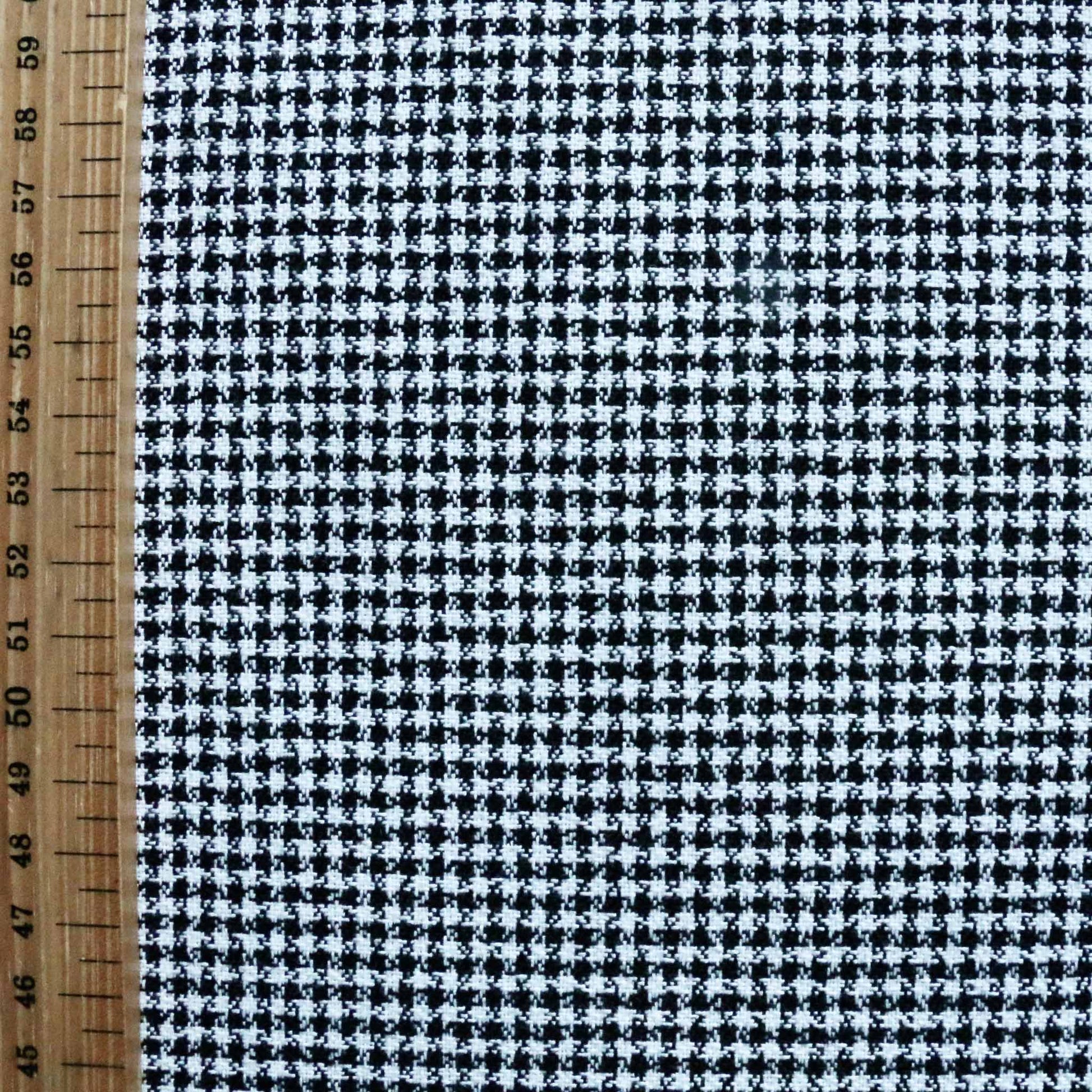 metre viscose crepe black and white check pattern dressmaking fabric