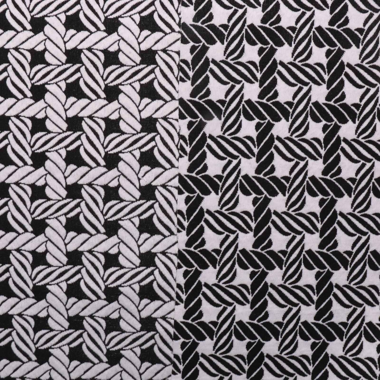 Jacquard Fabric, Monochrome rope pattern