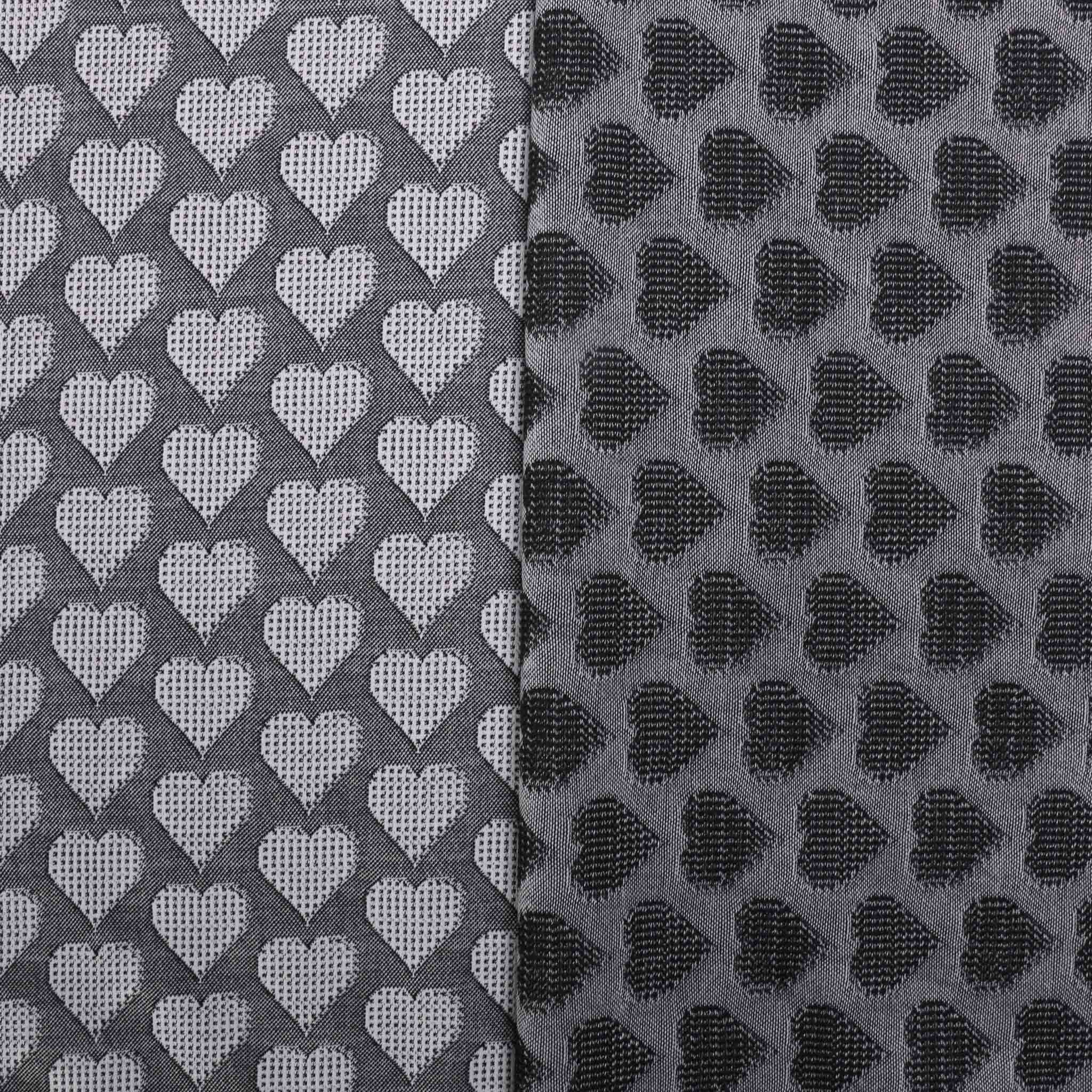 Black and shop white jersey fabric