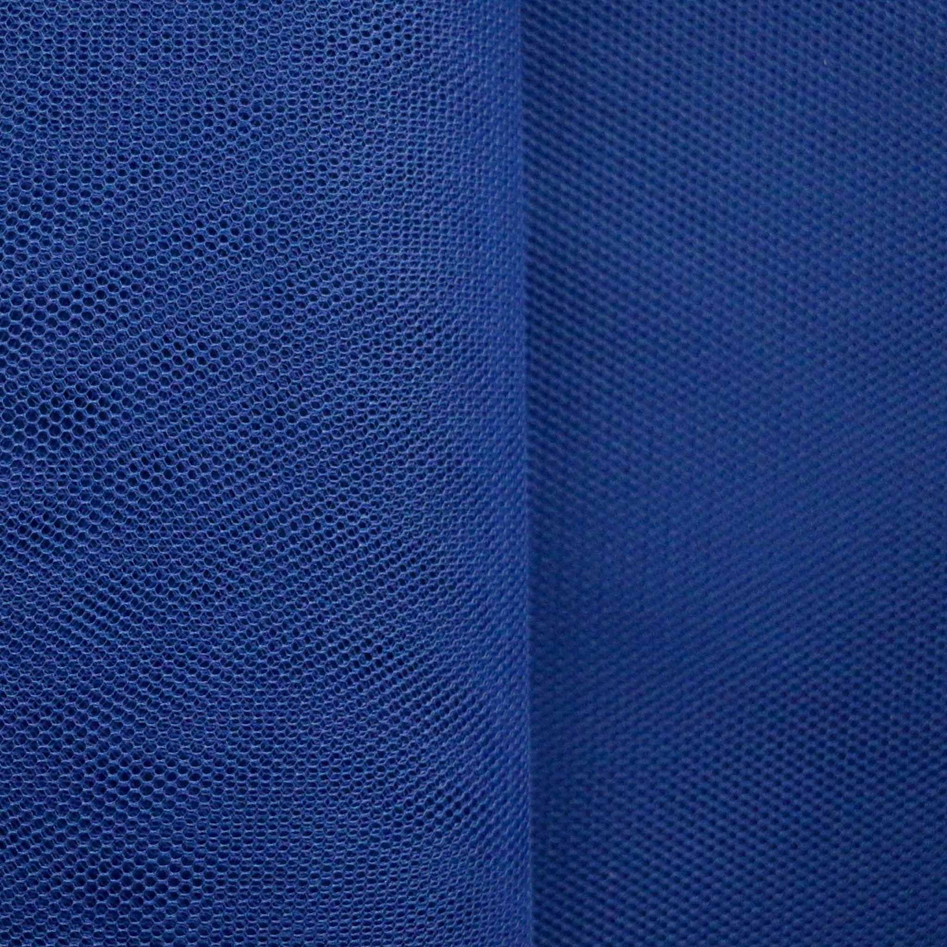 blue dressmaking netting tulle fabric