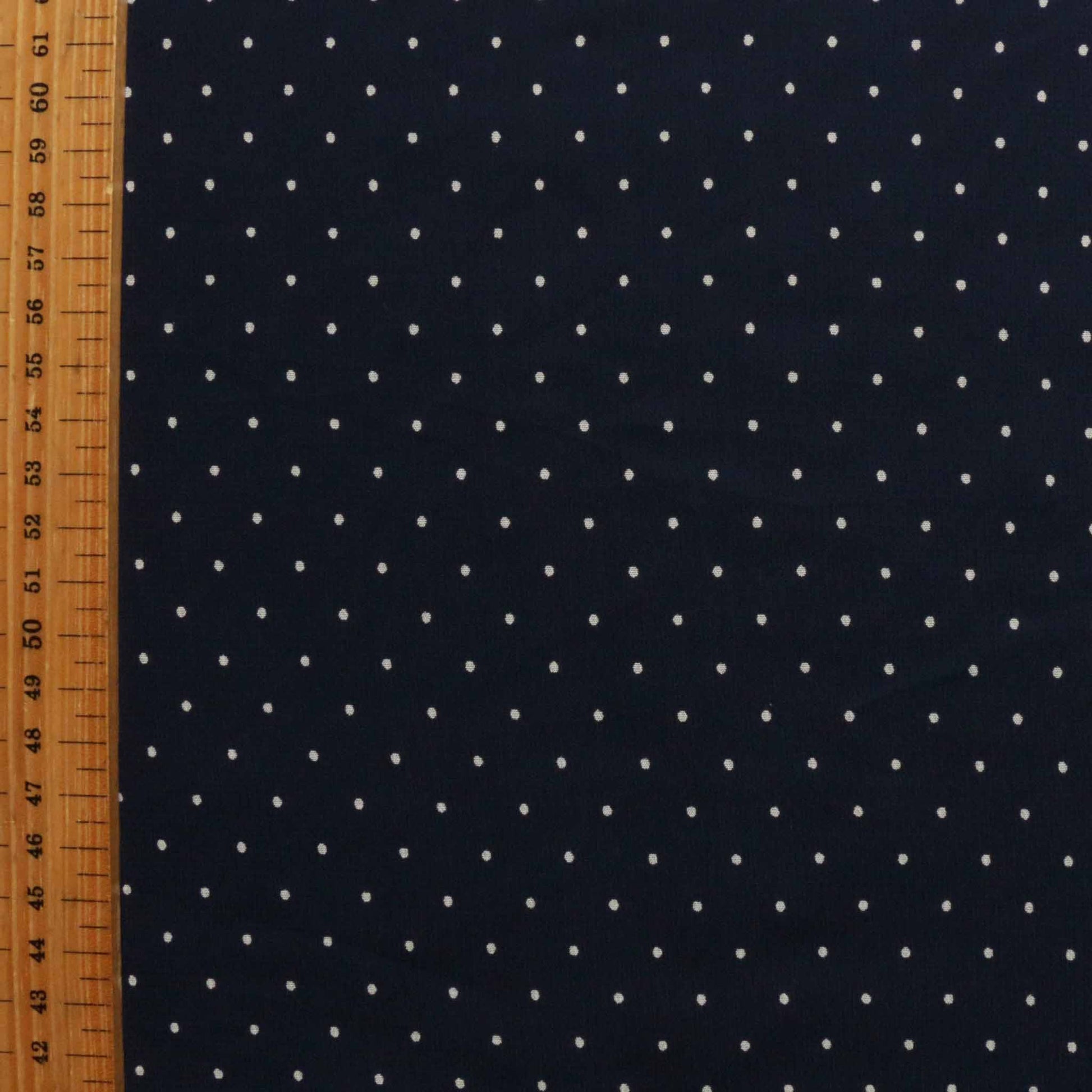 metre polka dot printed blue chiffon viscose fabric for dressmaking