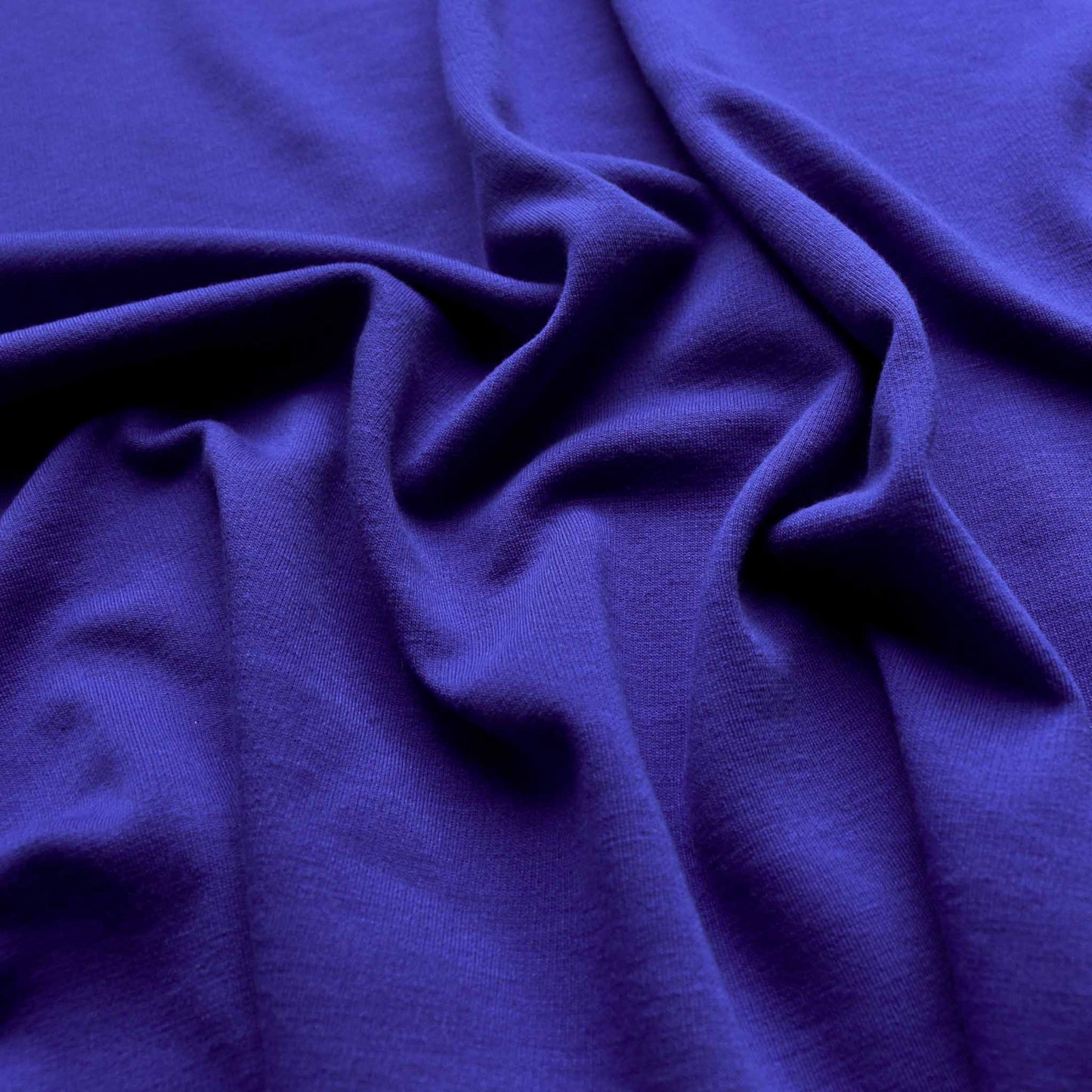 jersey ponte roma dressmaking fabric in blue
