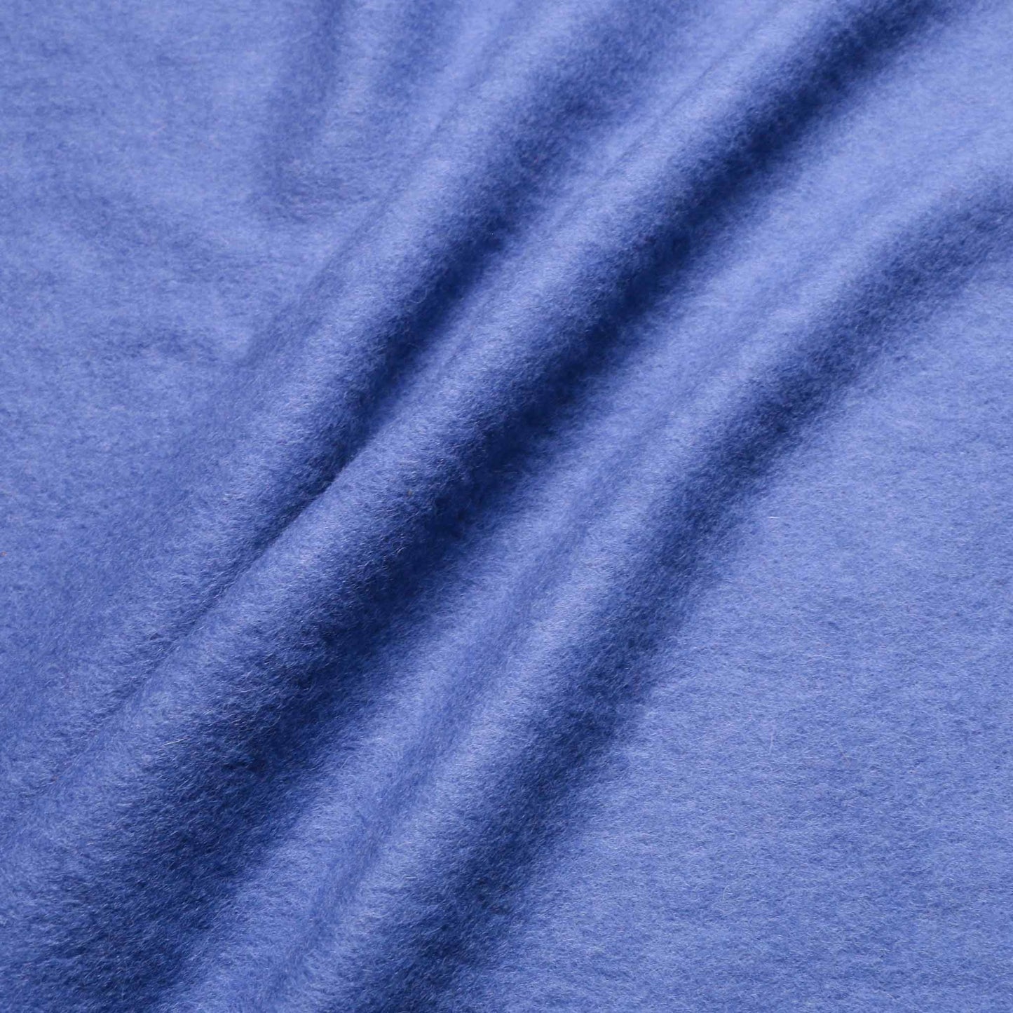 plain blue wool jersey flannel fabric for dressmaking