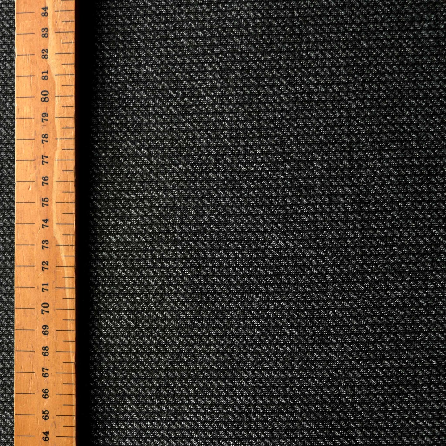 metre grey and black jersey bonded wool sport fabric