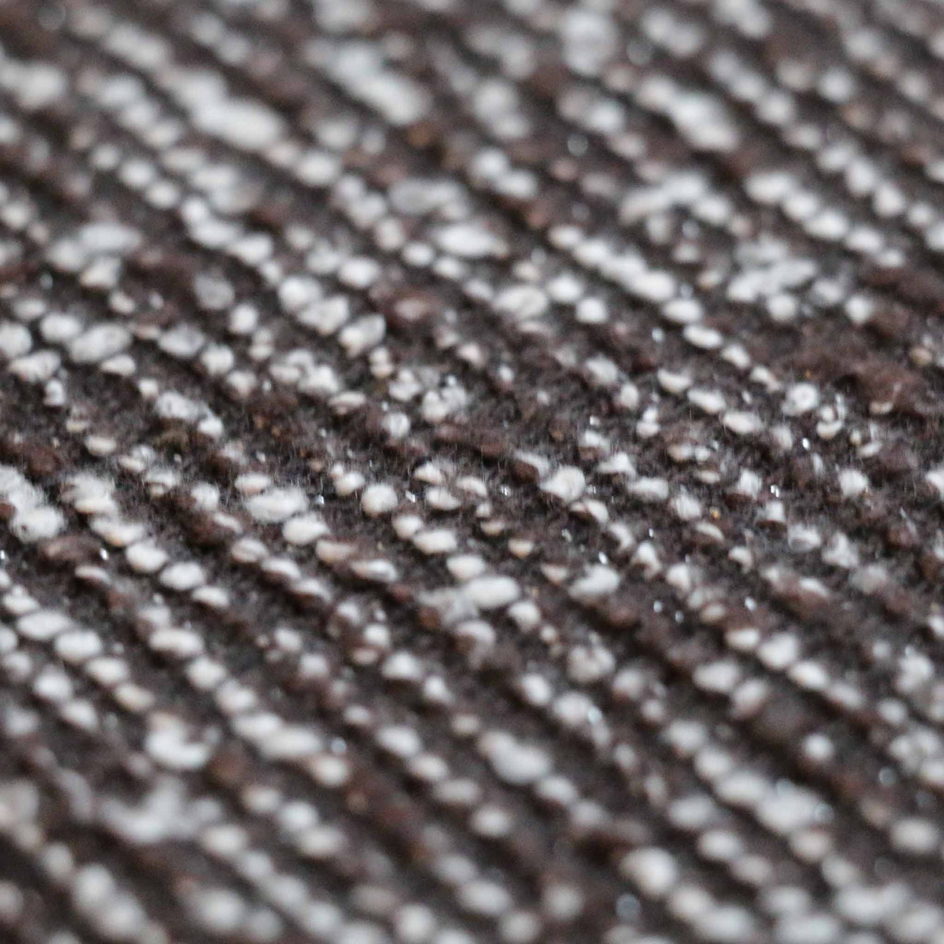brown wool blend boucle dressmaking fabric with silver lurex