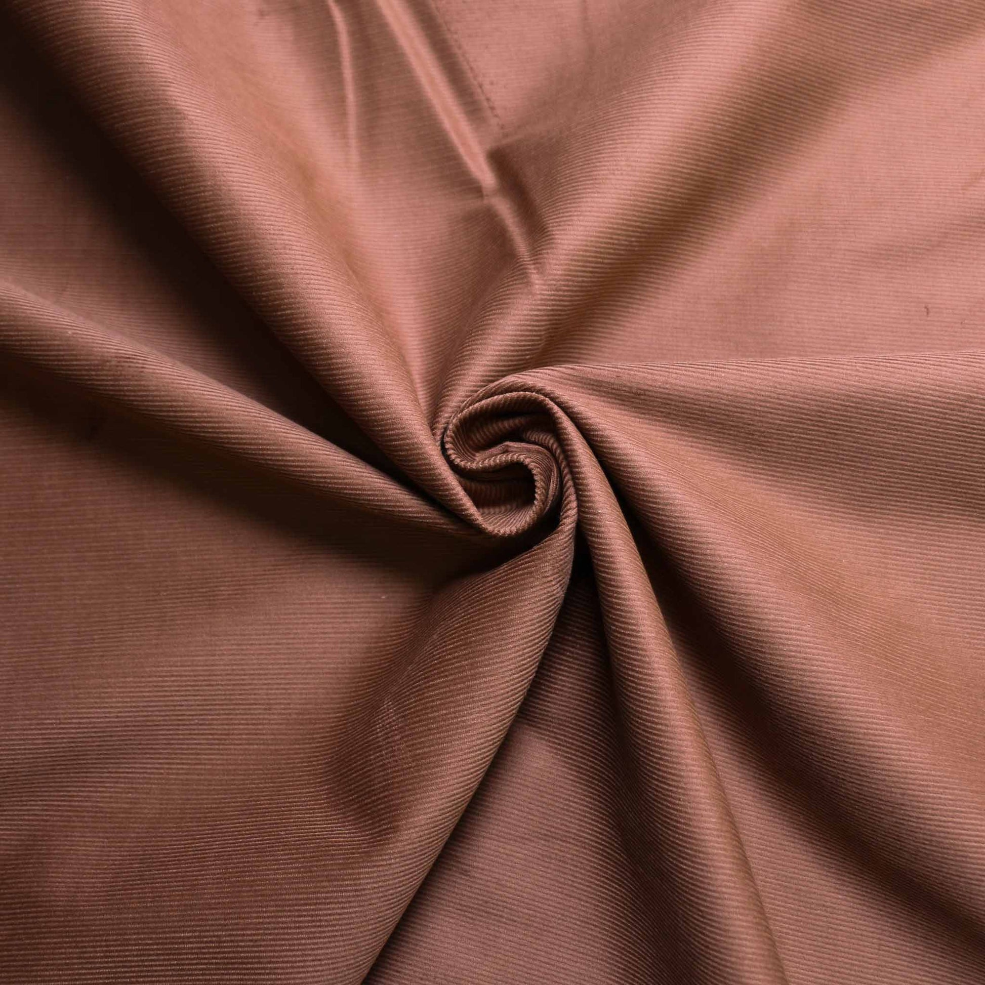 brown needlecord dressmaking fabric