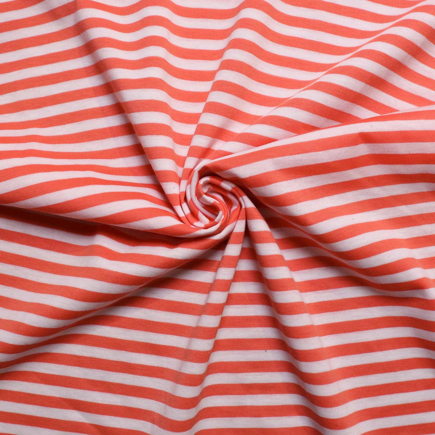 coral orange jersey dressmaking polycotton fabric from cloth control