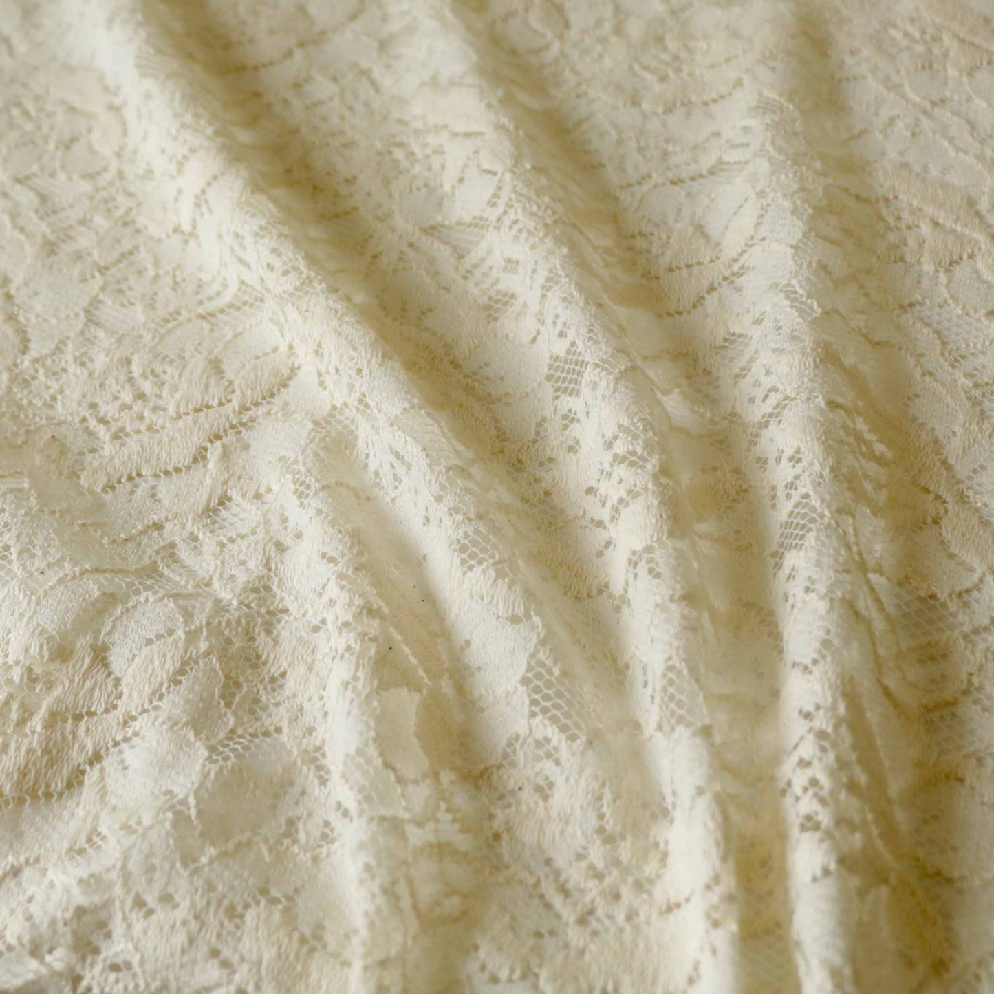 floral embroidery cream lace fabric for dressmaking
