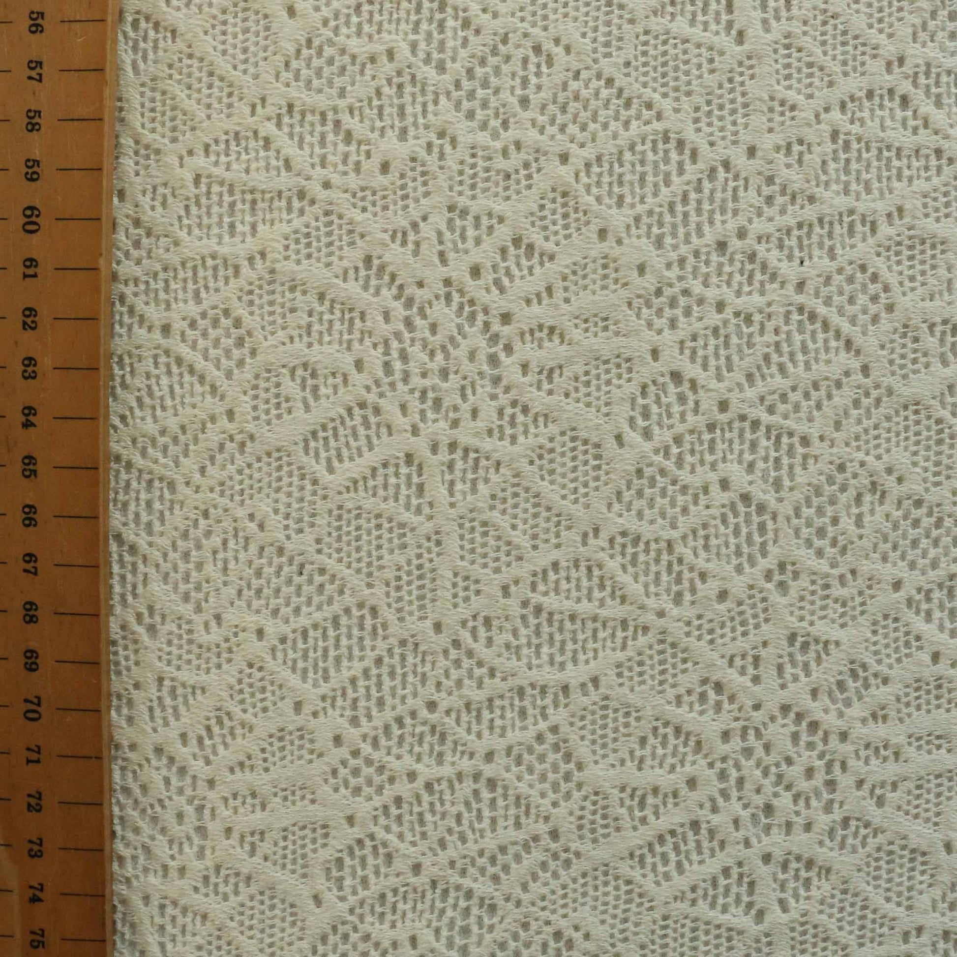 vintage cream lace embroidery dressmaking fabric