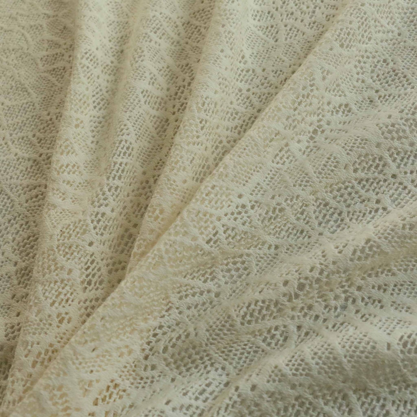 vintage embroidery cream lace fabric for dressmaking