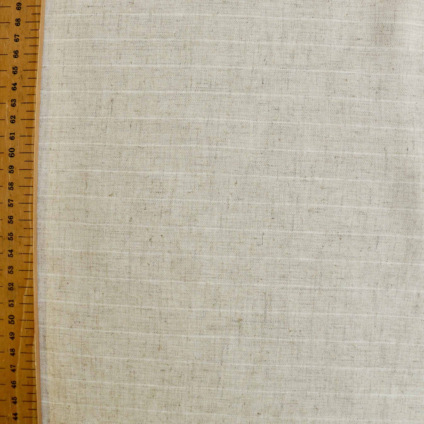 metre cream linen pinstripe viscose suiting fabric for dressmaking