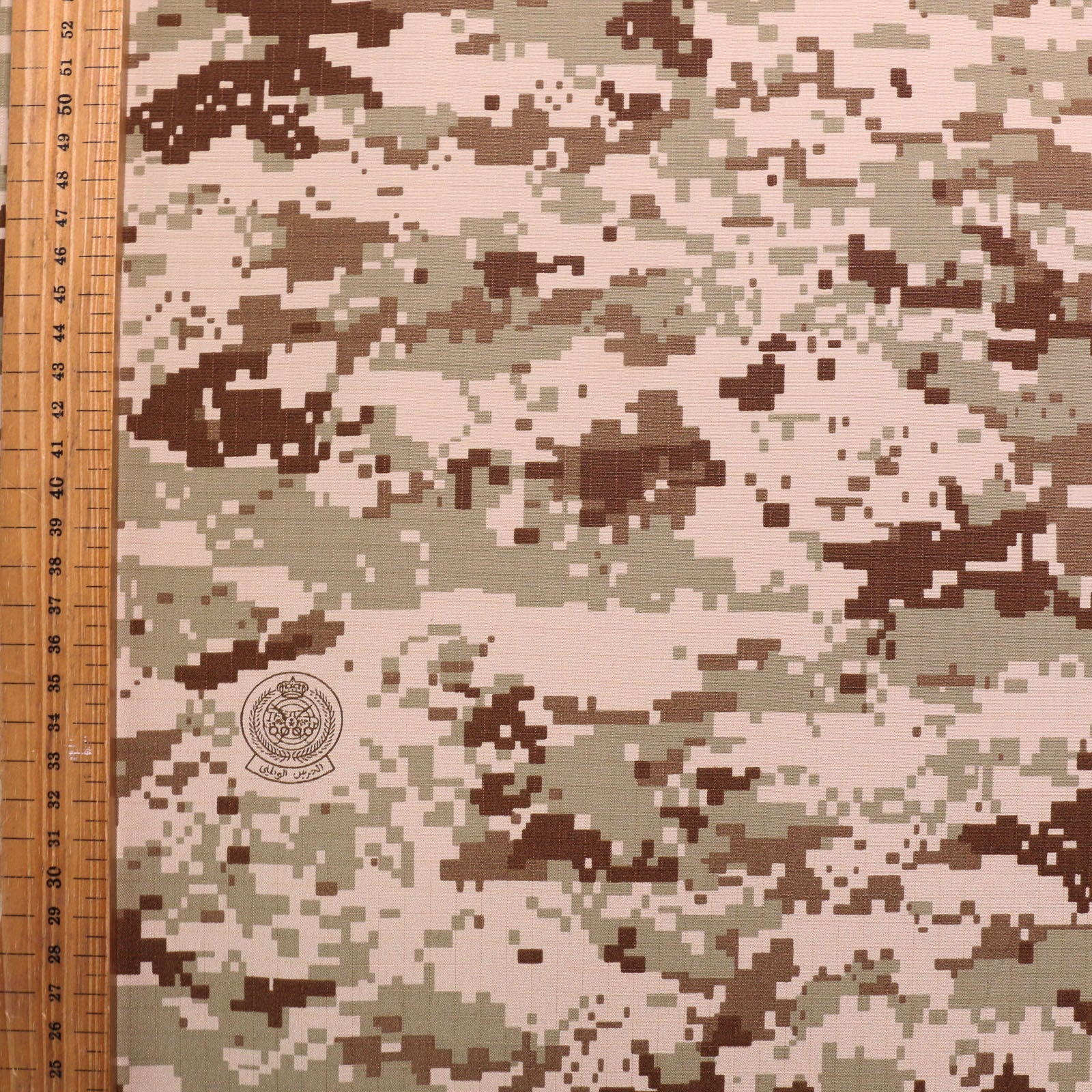 metre digital desert camouflage dressmaking cotton ripstop fabric in khaki green beige and brown
