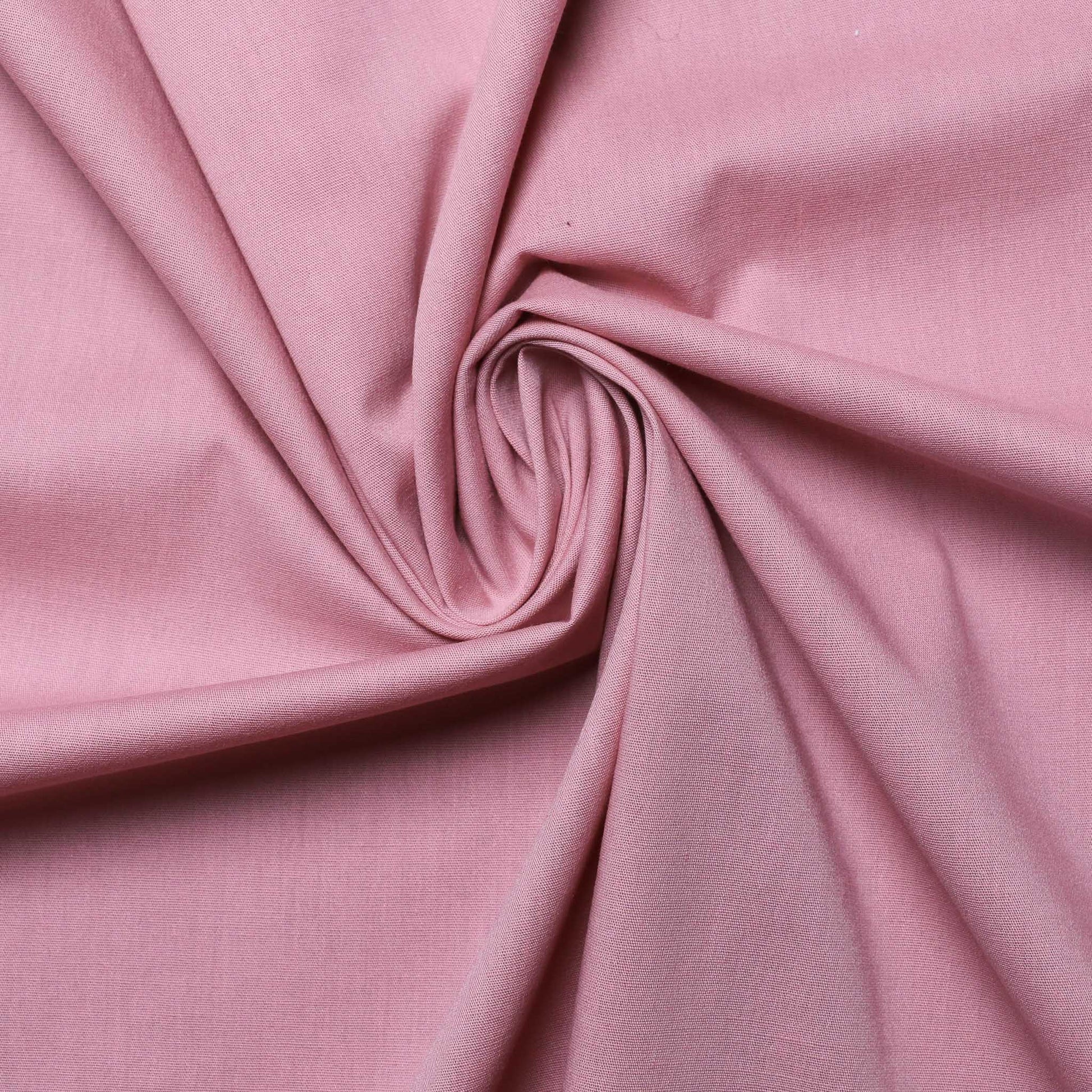 dusty pink stretch cotton dressmaking fabric