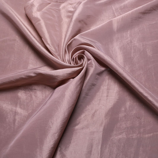 dusty pink taffeta dressmaking fabric