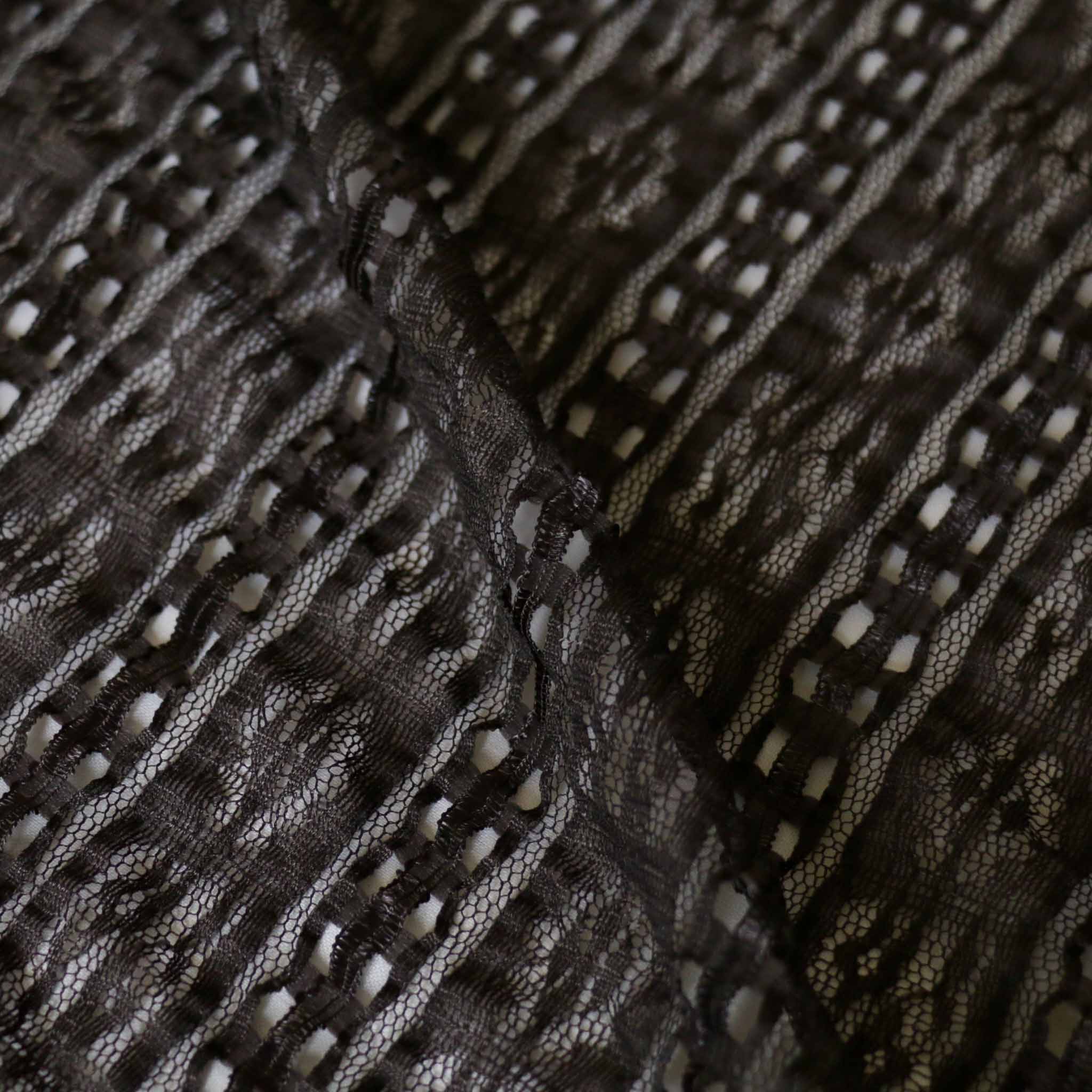 Black stretch lace clearance fabric