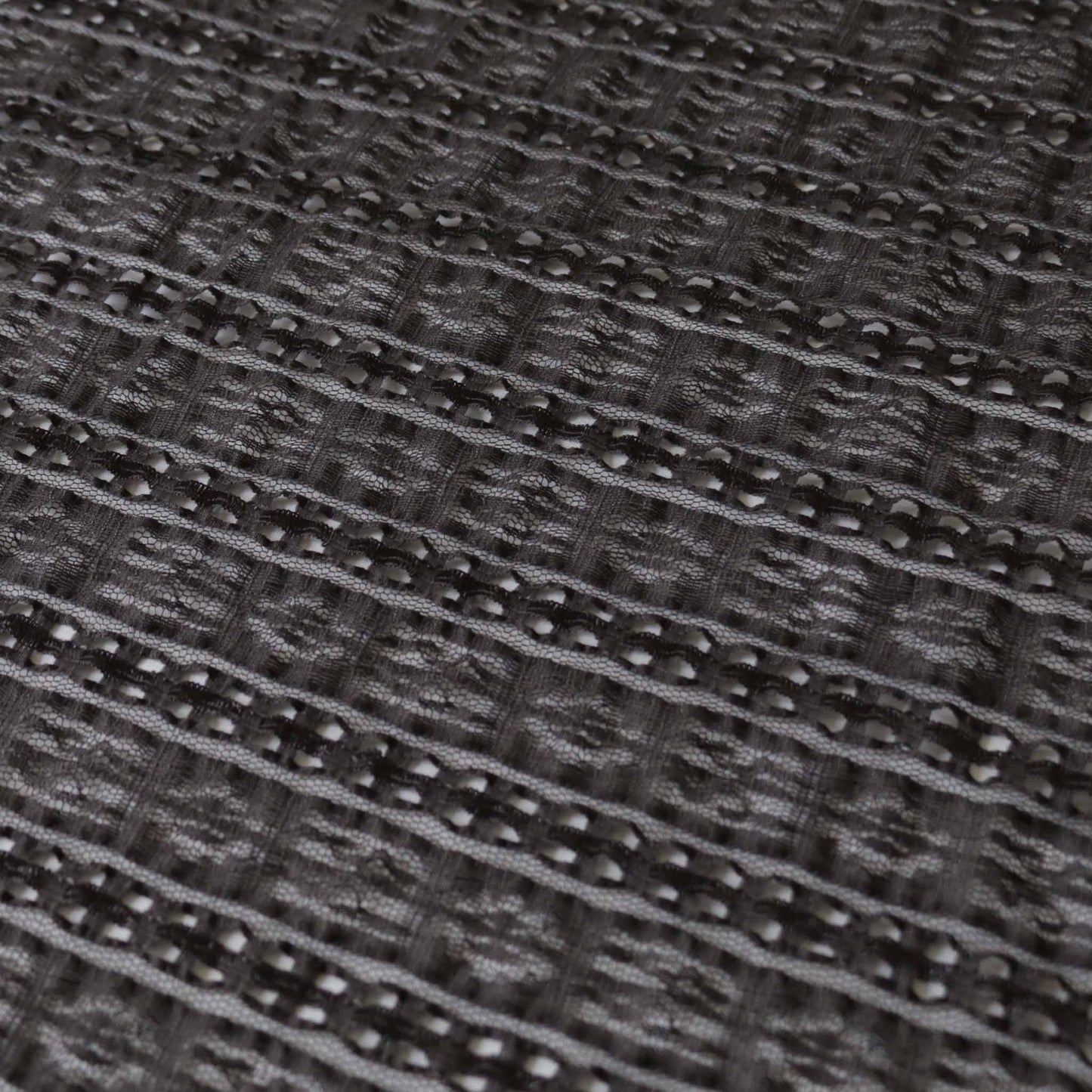 satin striped grey lace dressmaking fabric