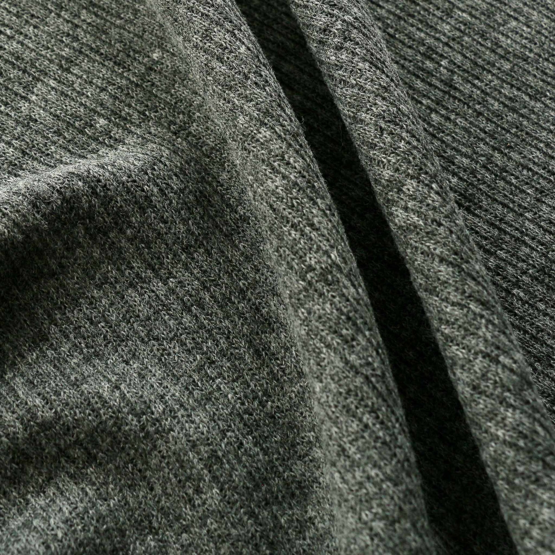 grey rib jersey knit stripe dressmaking fabric