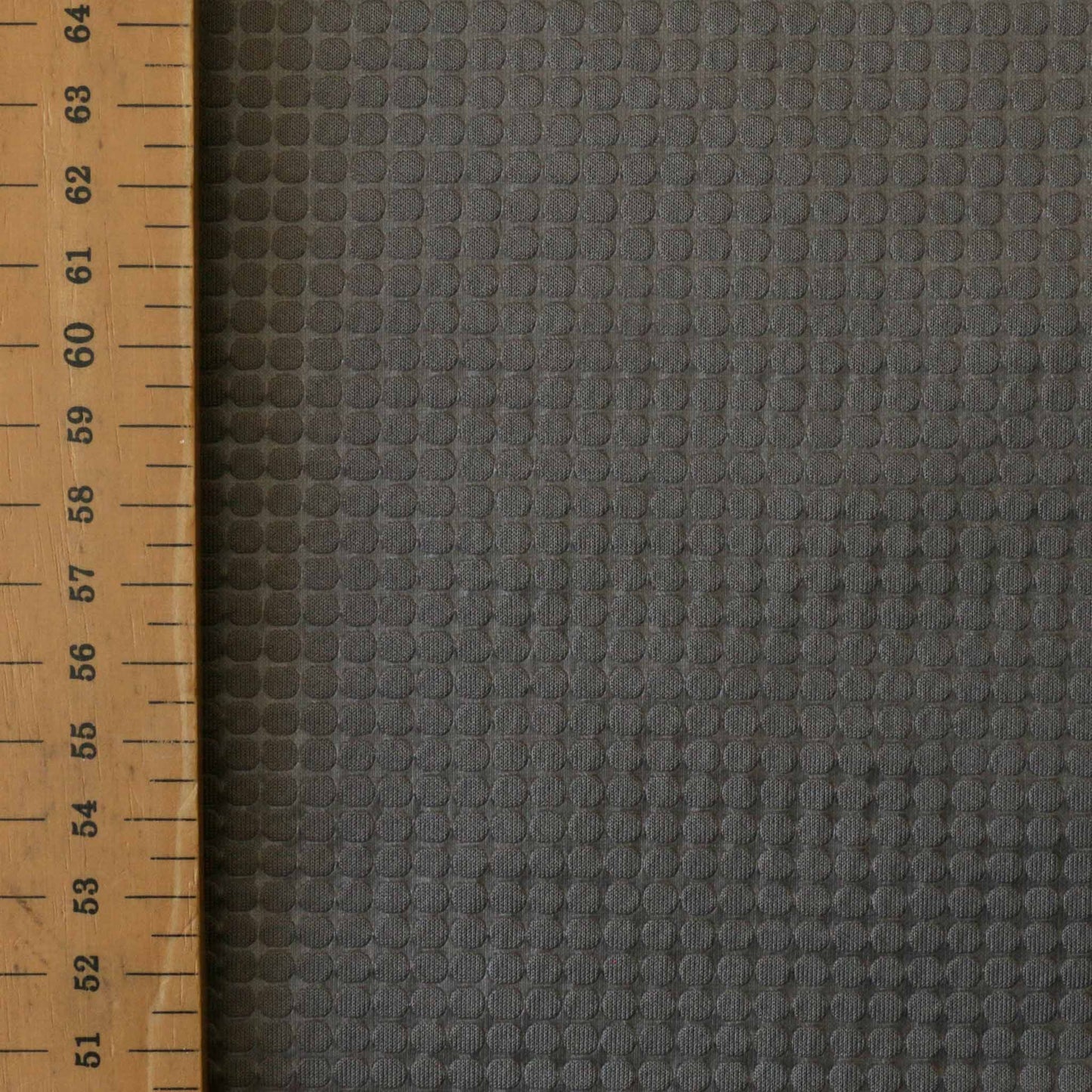 metre grey scuba jersey dressmaking stretchy with geometric polka dot patternfabric