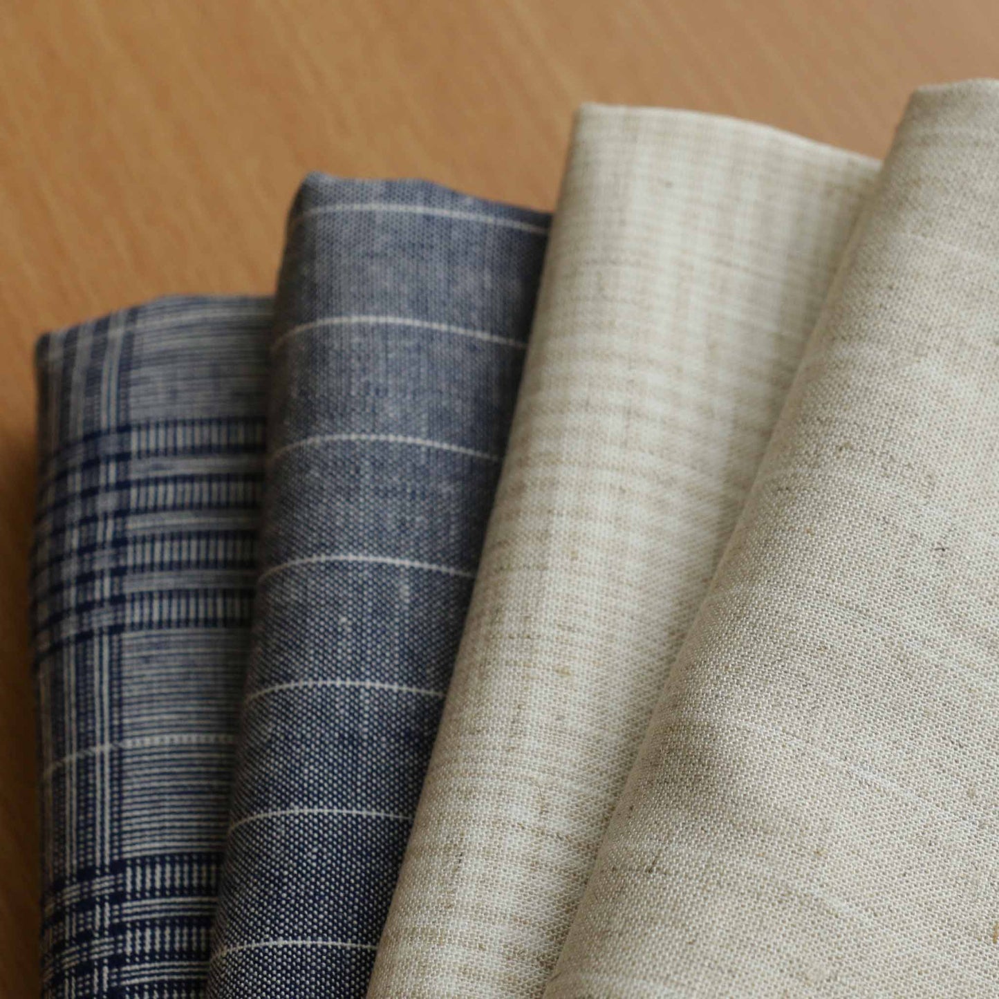 check linen viscose suiting dressmaking fabric collection