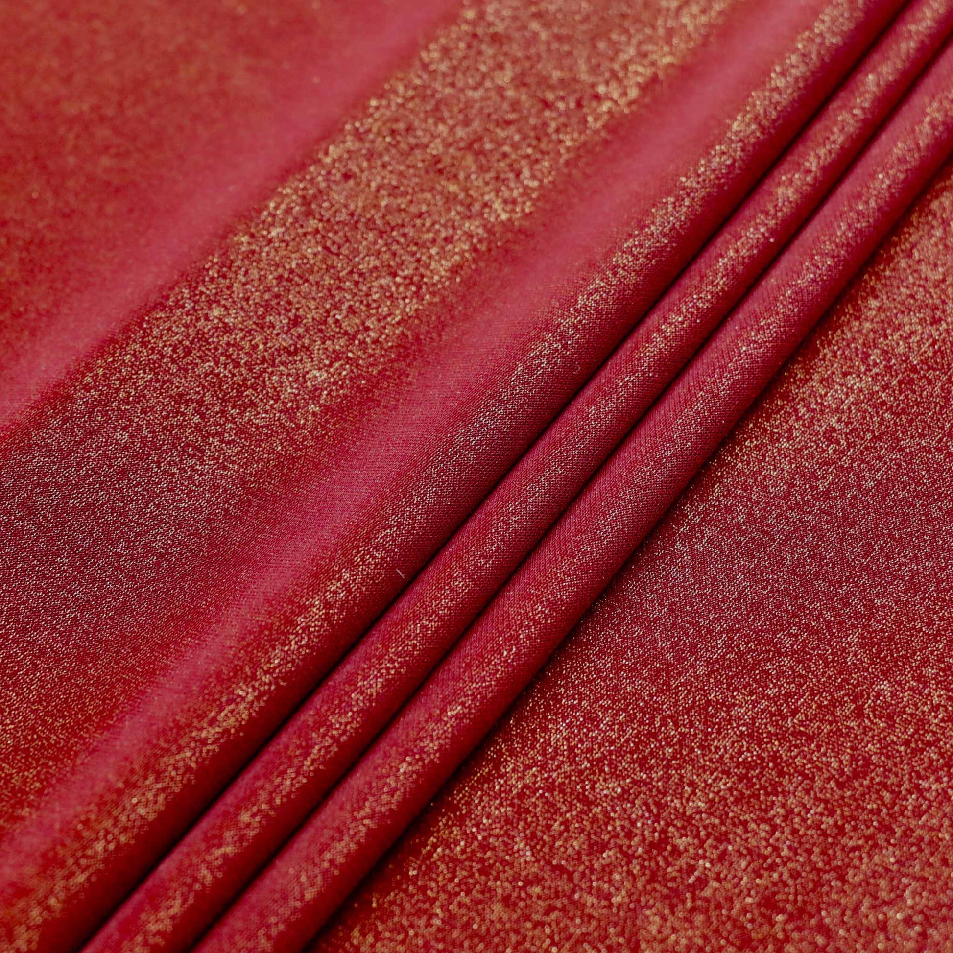 maroon and gold shimmer lycra fabric for dressmaking