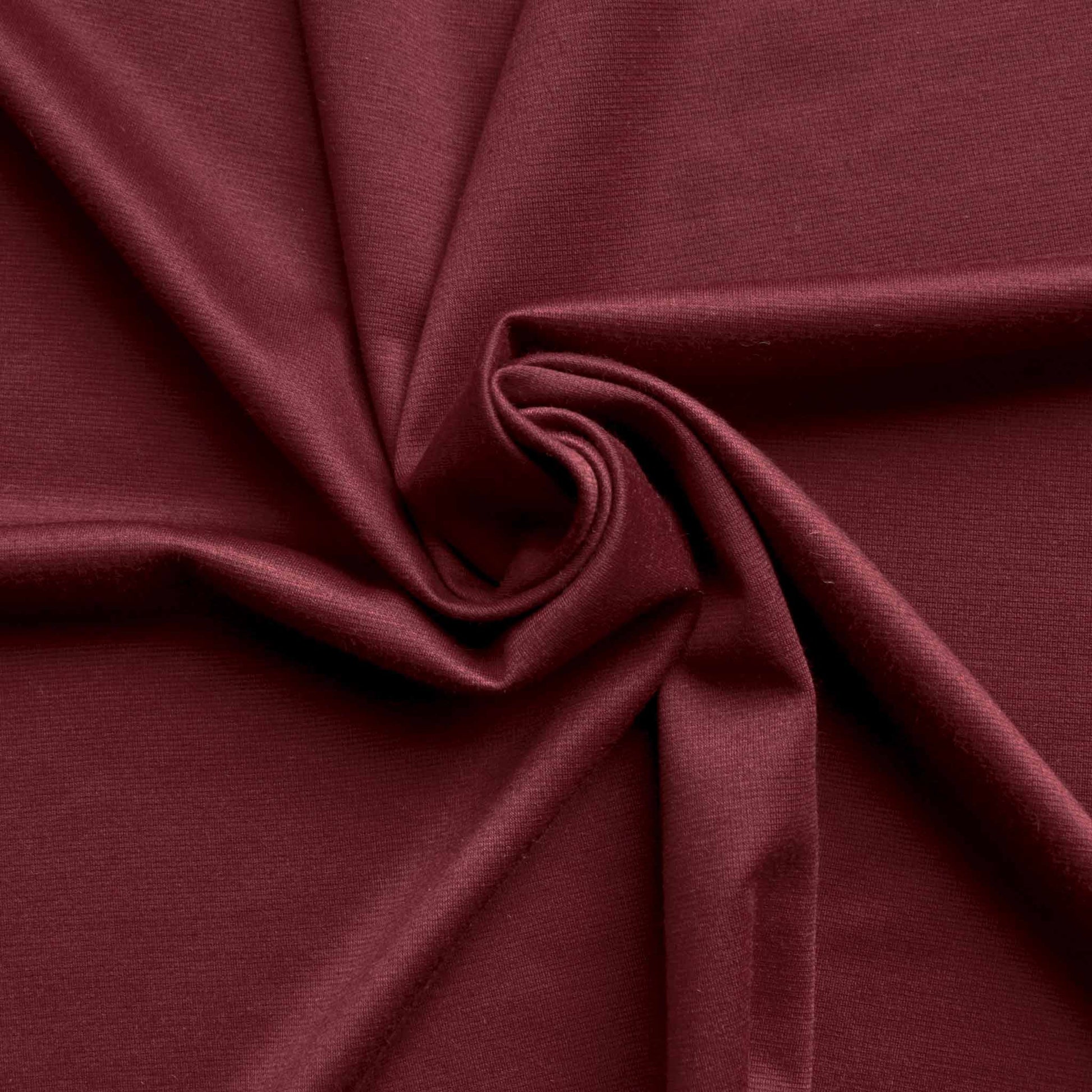 maroon ponte roma jersey dressmaking fabric