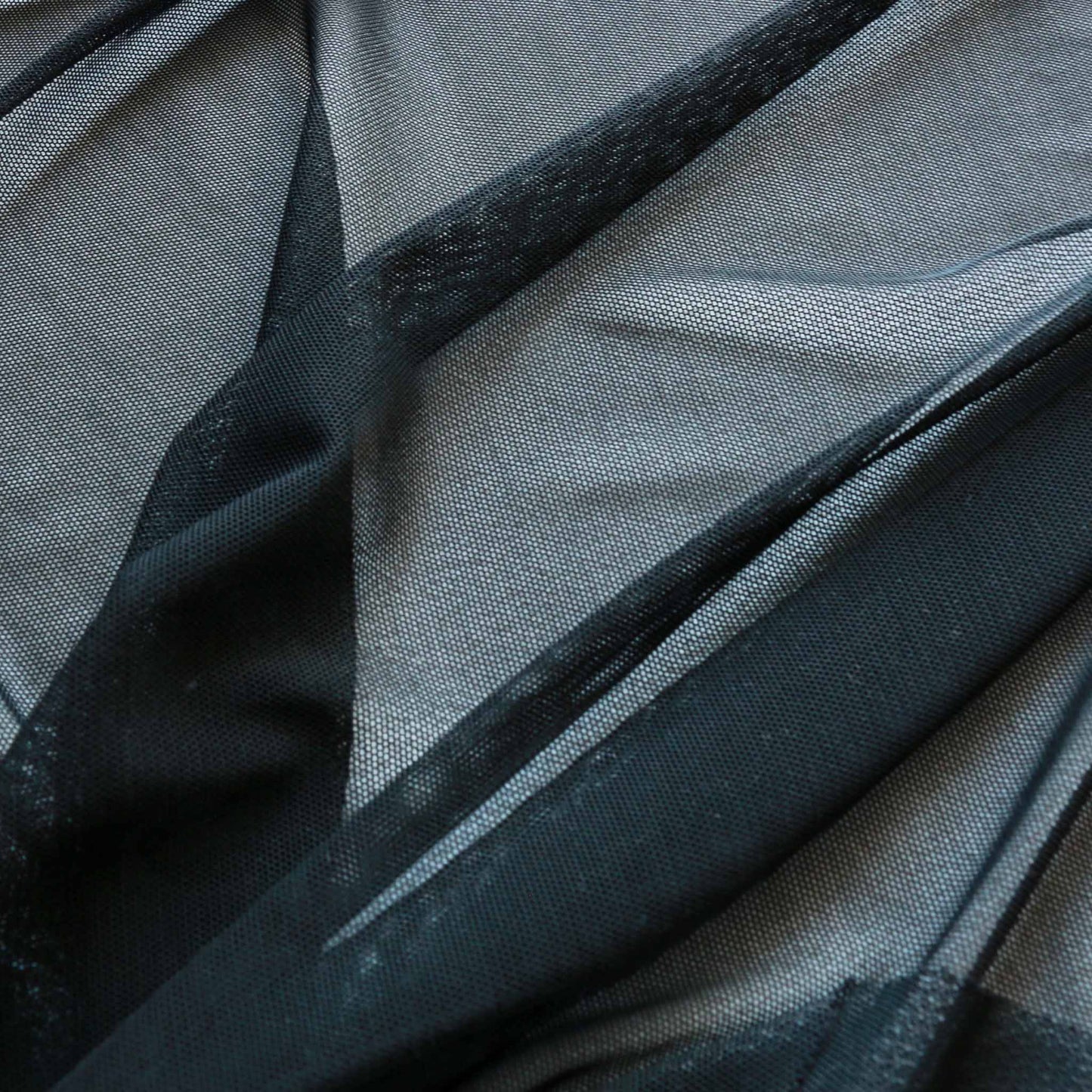 black power mesh stretchy dressmaking netting fabric