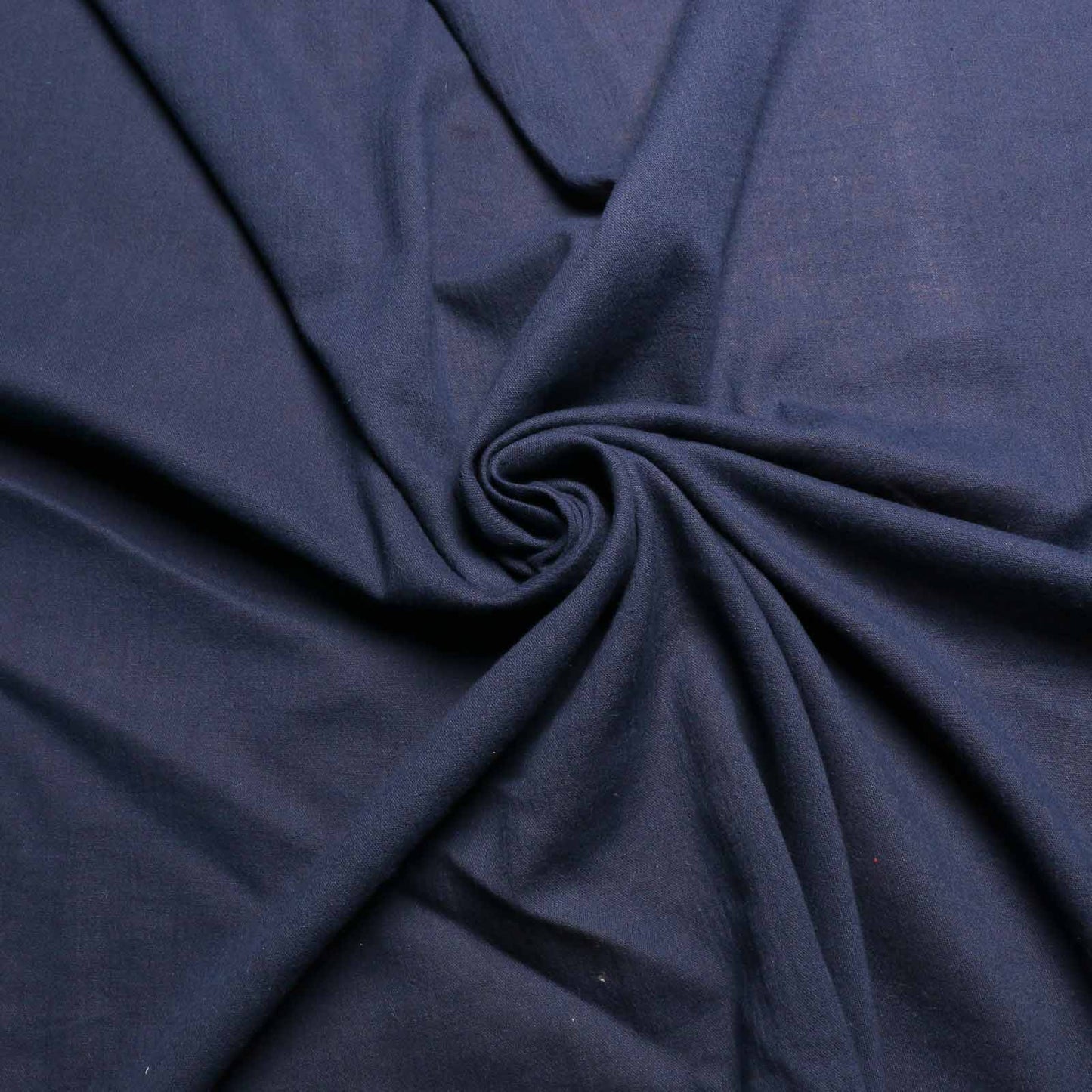 navy blue cotton gauze dressmaking fabric with crinkle effect texture