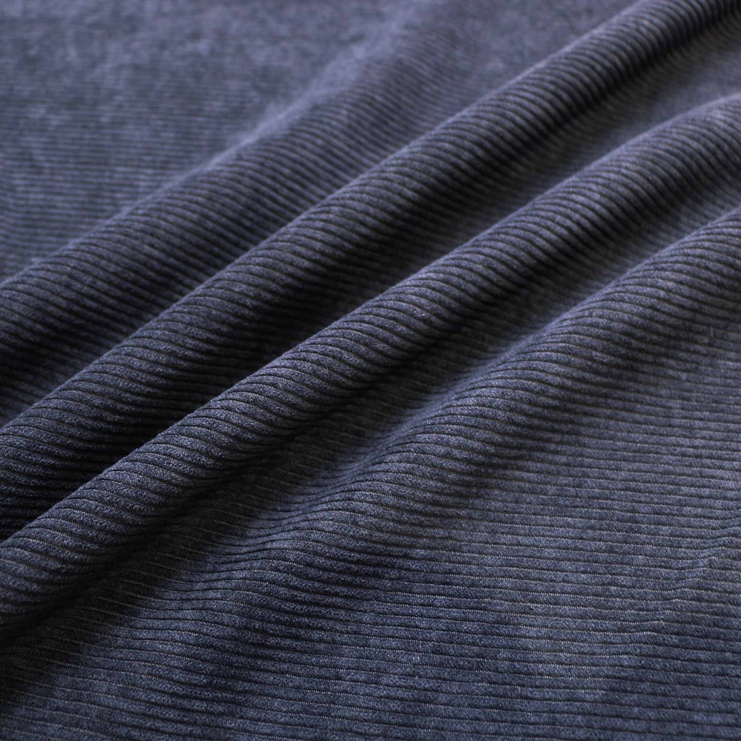 8 wale jumbo corduroy velvet dressmaking fabric in navy colour