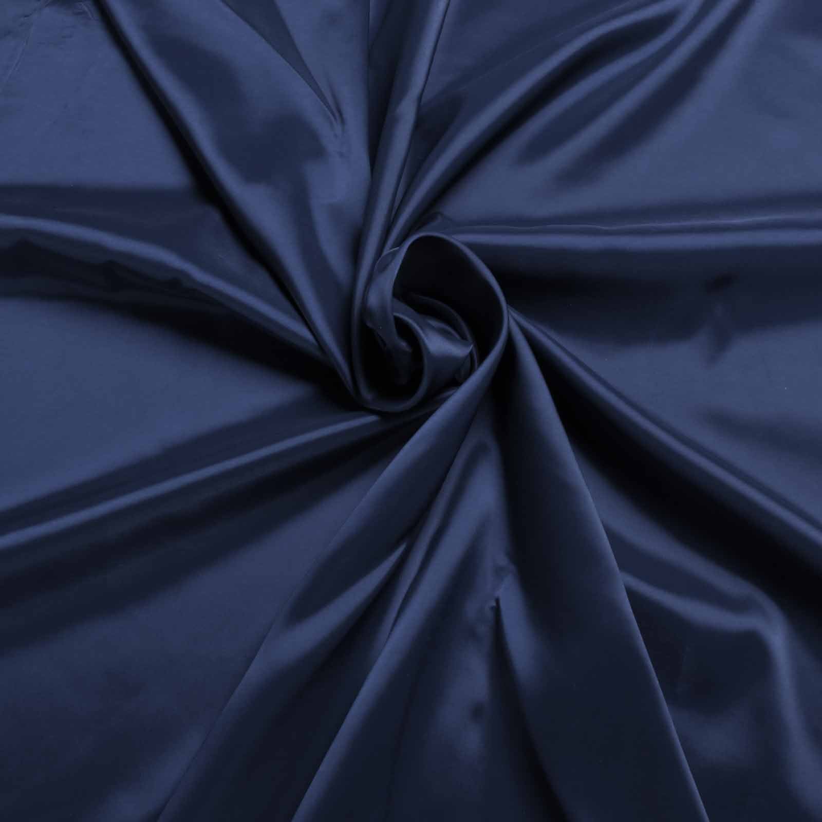 stretchy dressmaking lining fabric in navy blue colour
