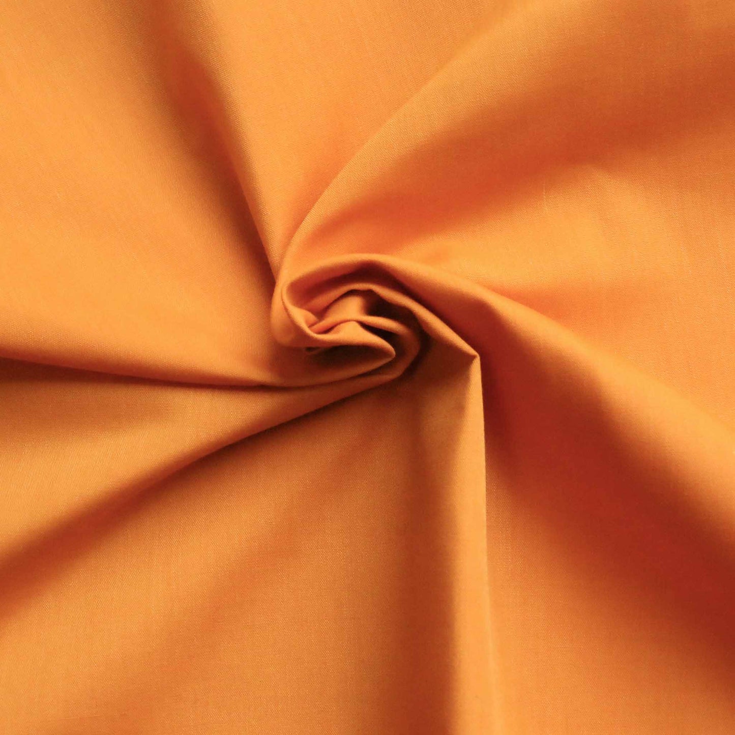 orange polycotton fabric for dressmaking and crafts