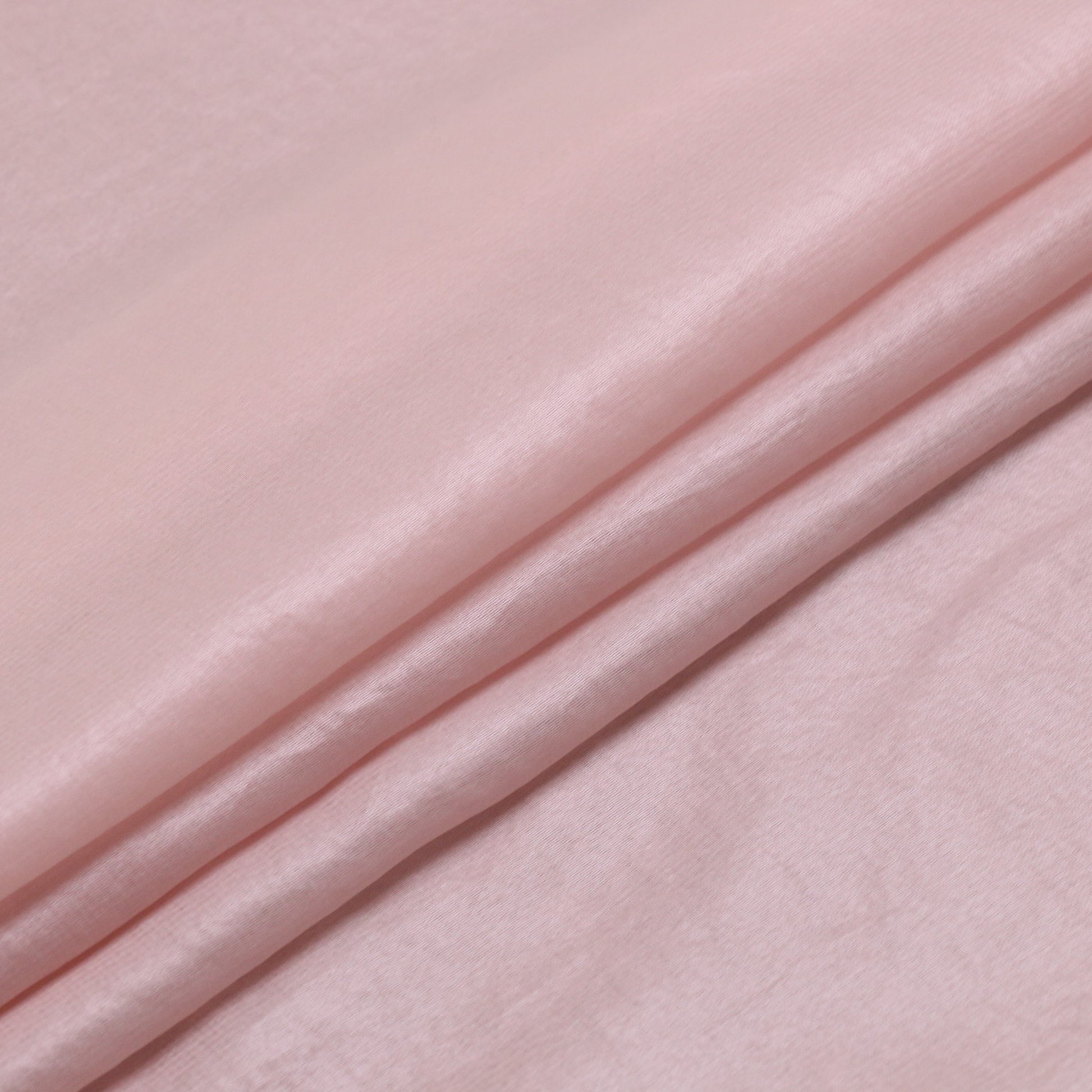 chiffon dressmaking fabric with wet look in pink for sale uk
