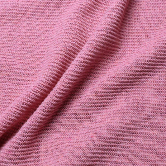 purl wool jersey dusty pink colour dressmaking fabric
