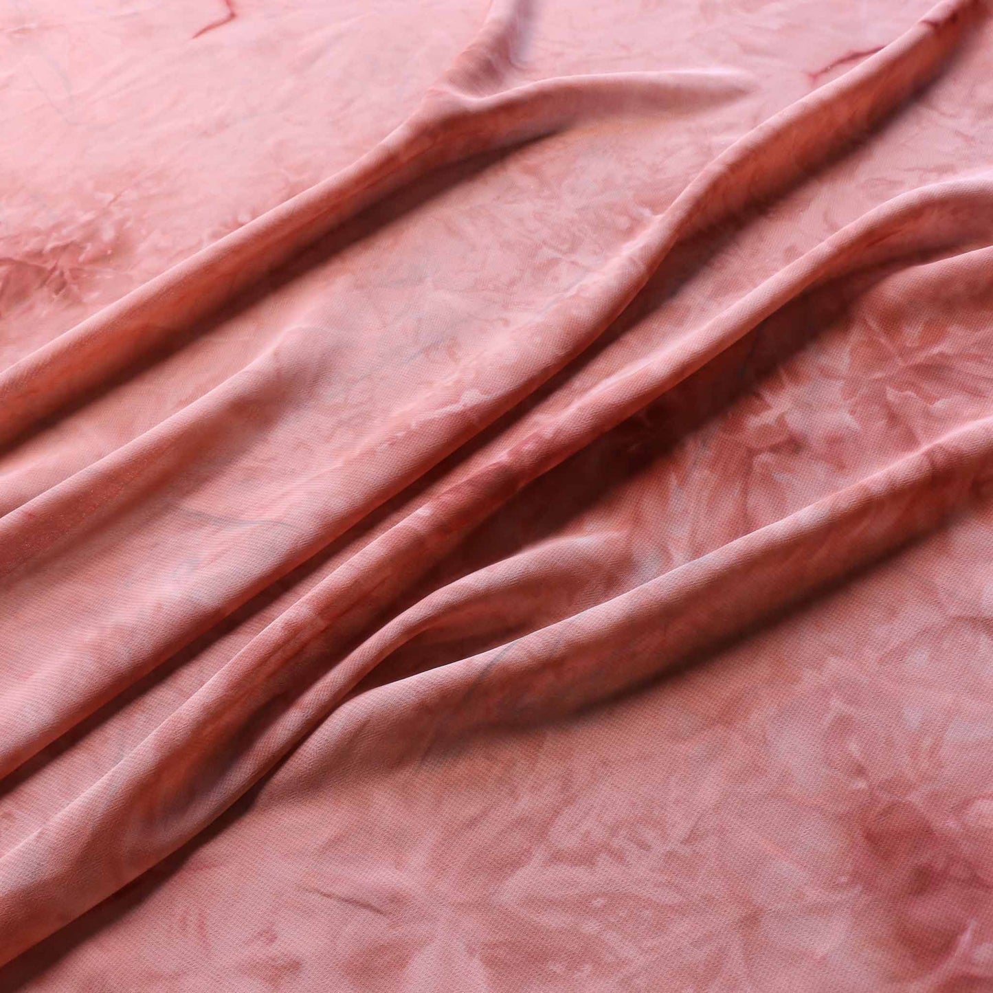 pink marble textured chiffon polyester dressmaking fabric