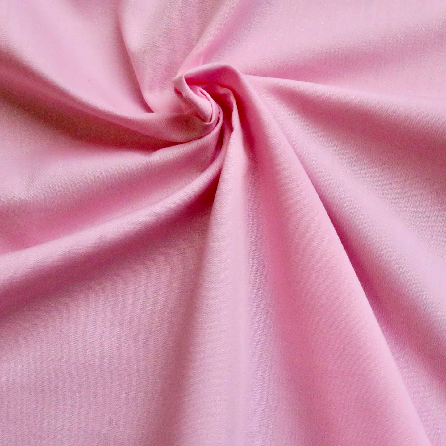 pink polycotton fabric for crafts and dressmaking