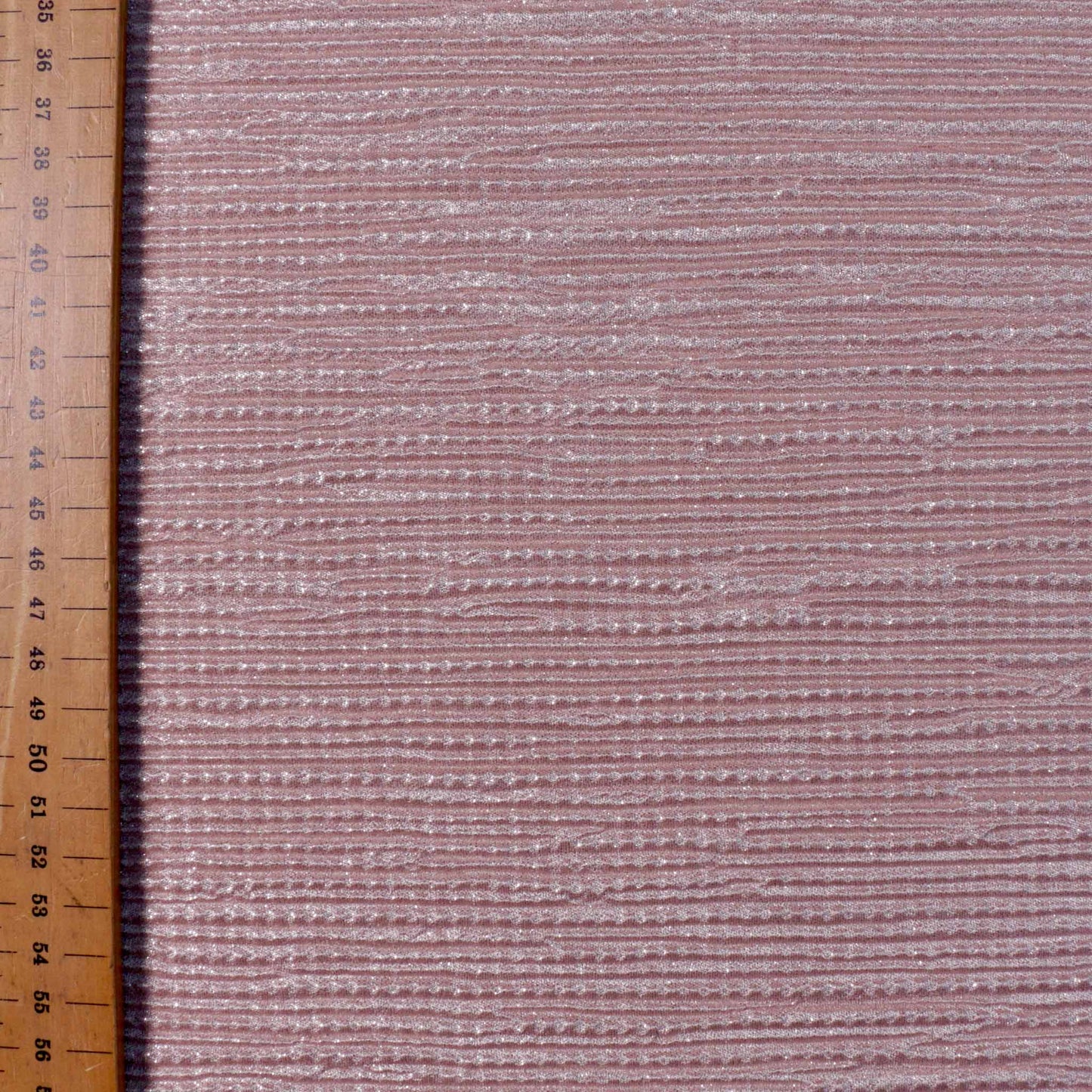 metre pink shiny silver pleated plisse dressmaking fabric