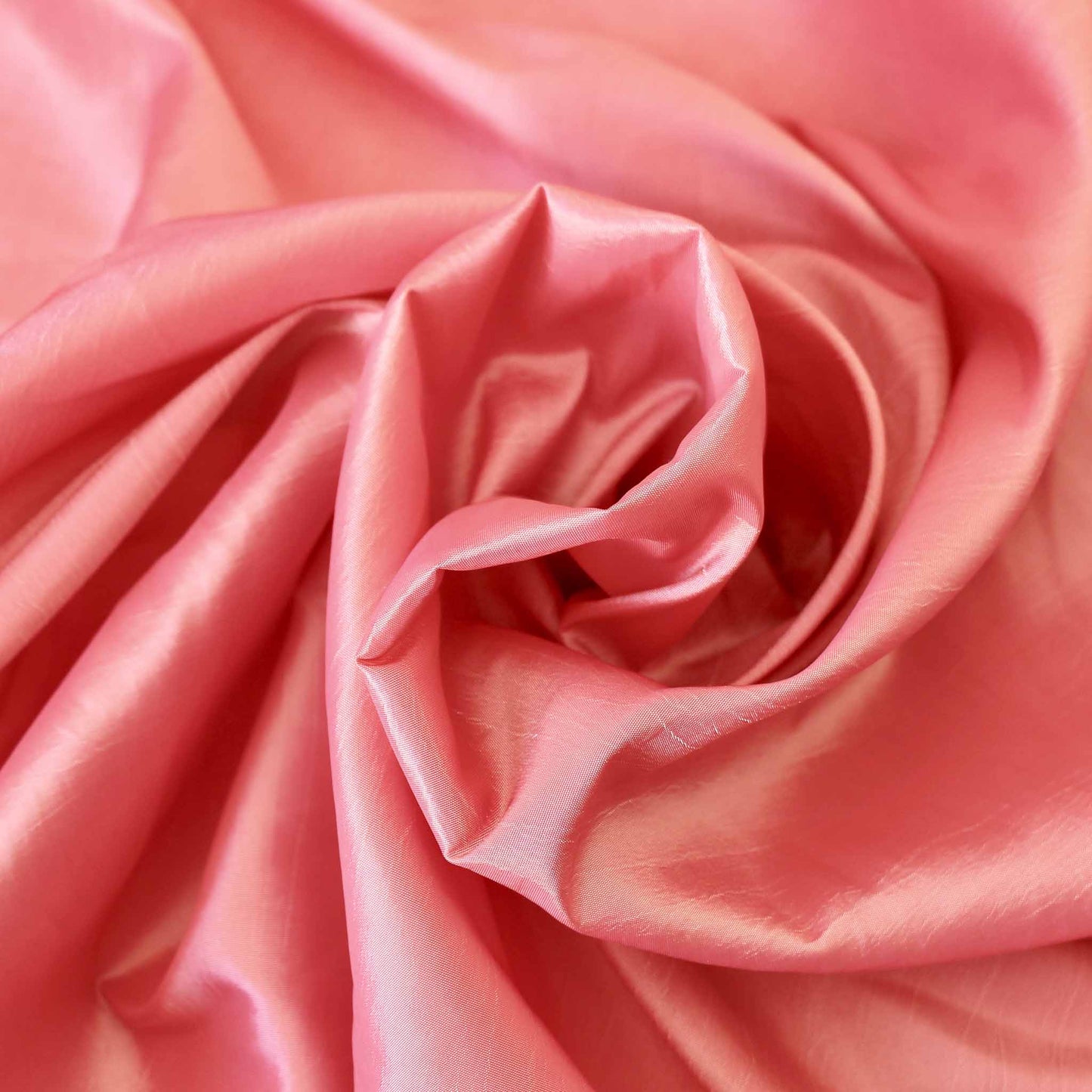 plain pink synthetic taffeta fabric for dressmaking