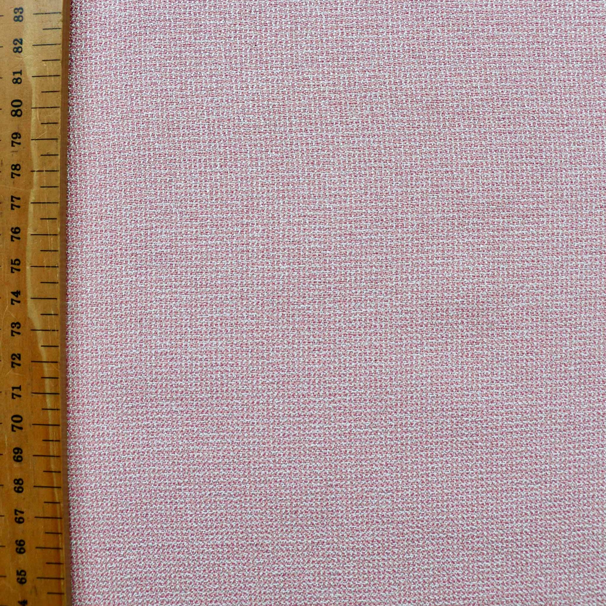 metre pink crepe viscose white check dressmaking fabric