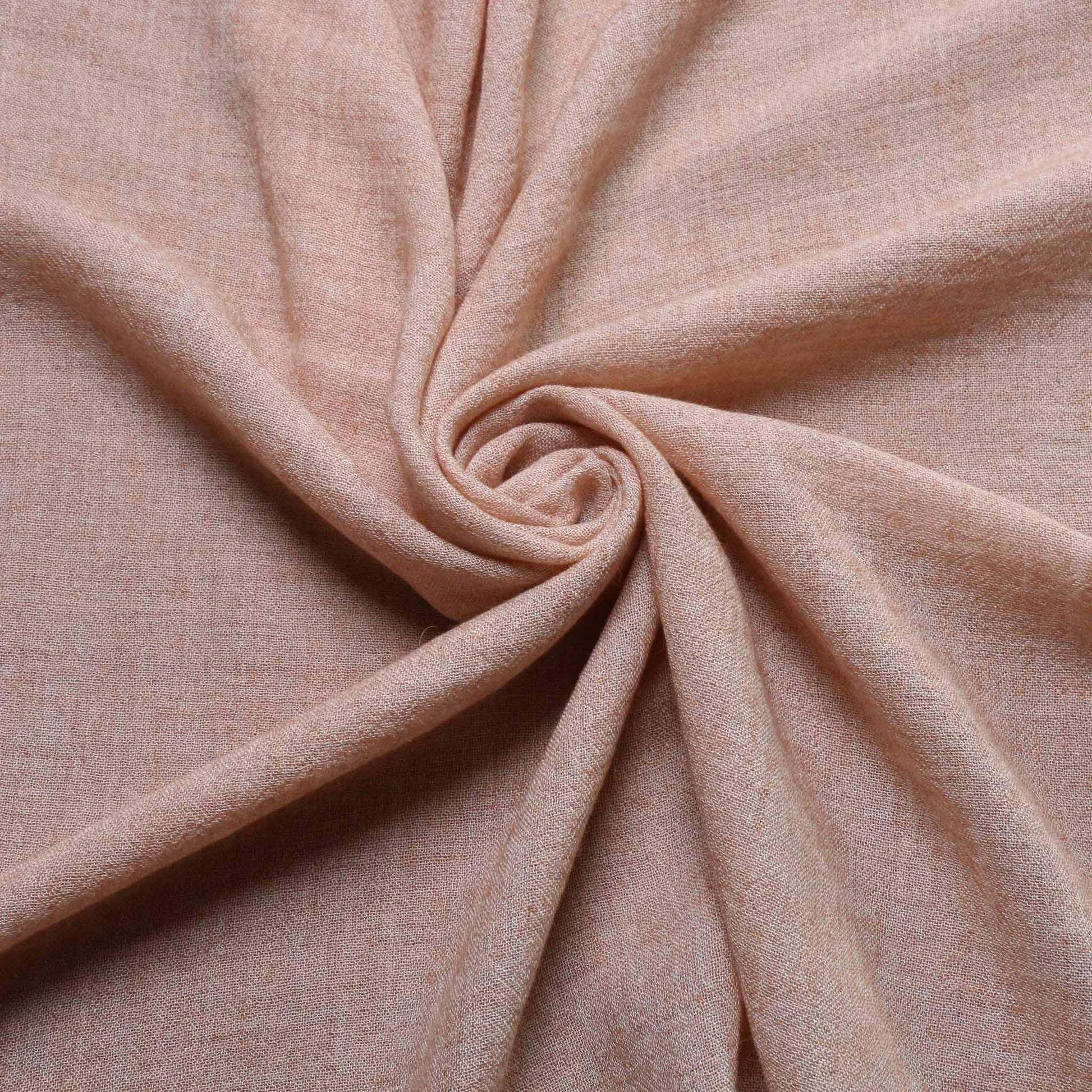 pale pink wool viscose cheesecloth fabric for dressmaking