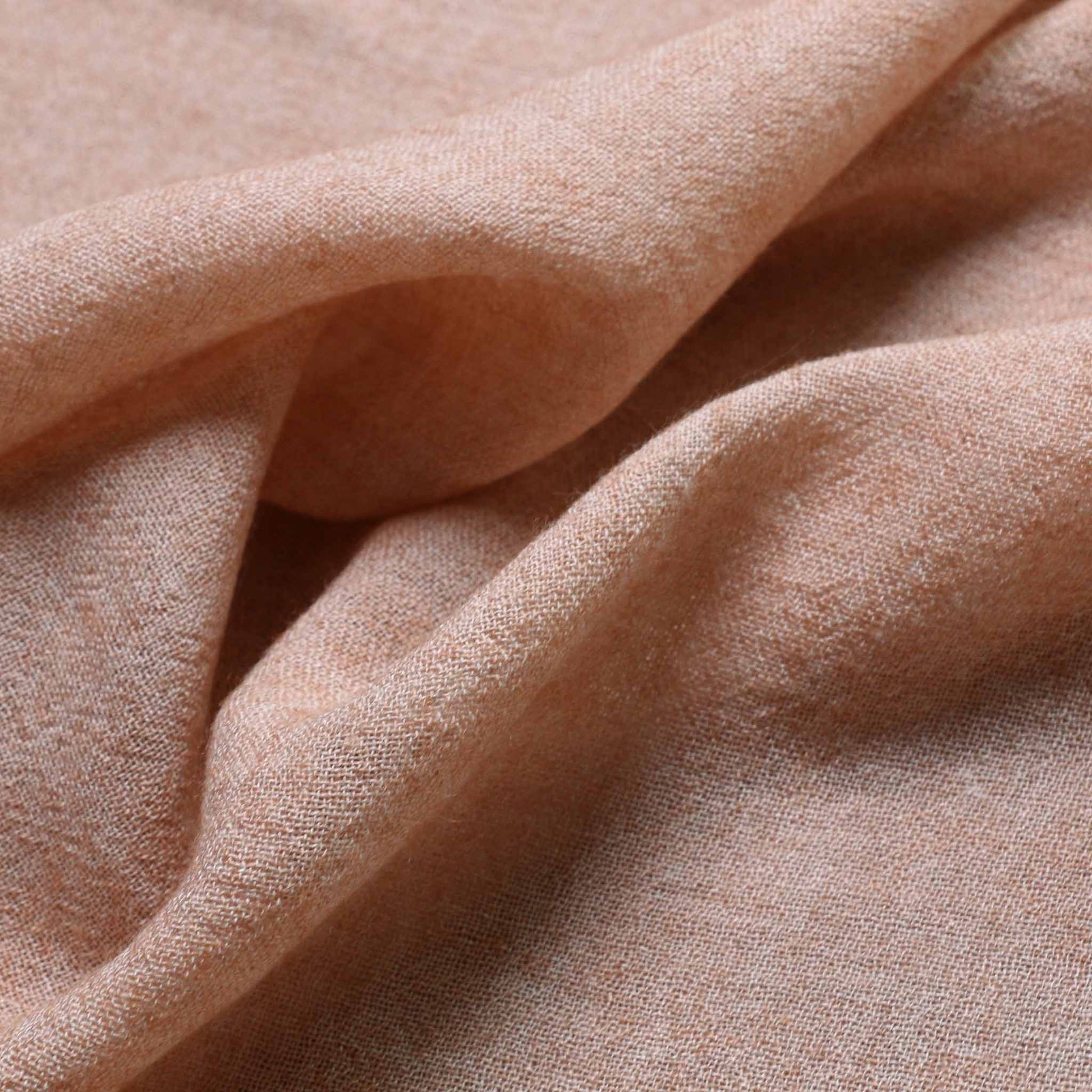 pale pink viscose wool cheesecloth plain fabric for dressmaking